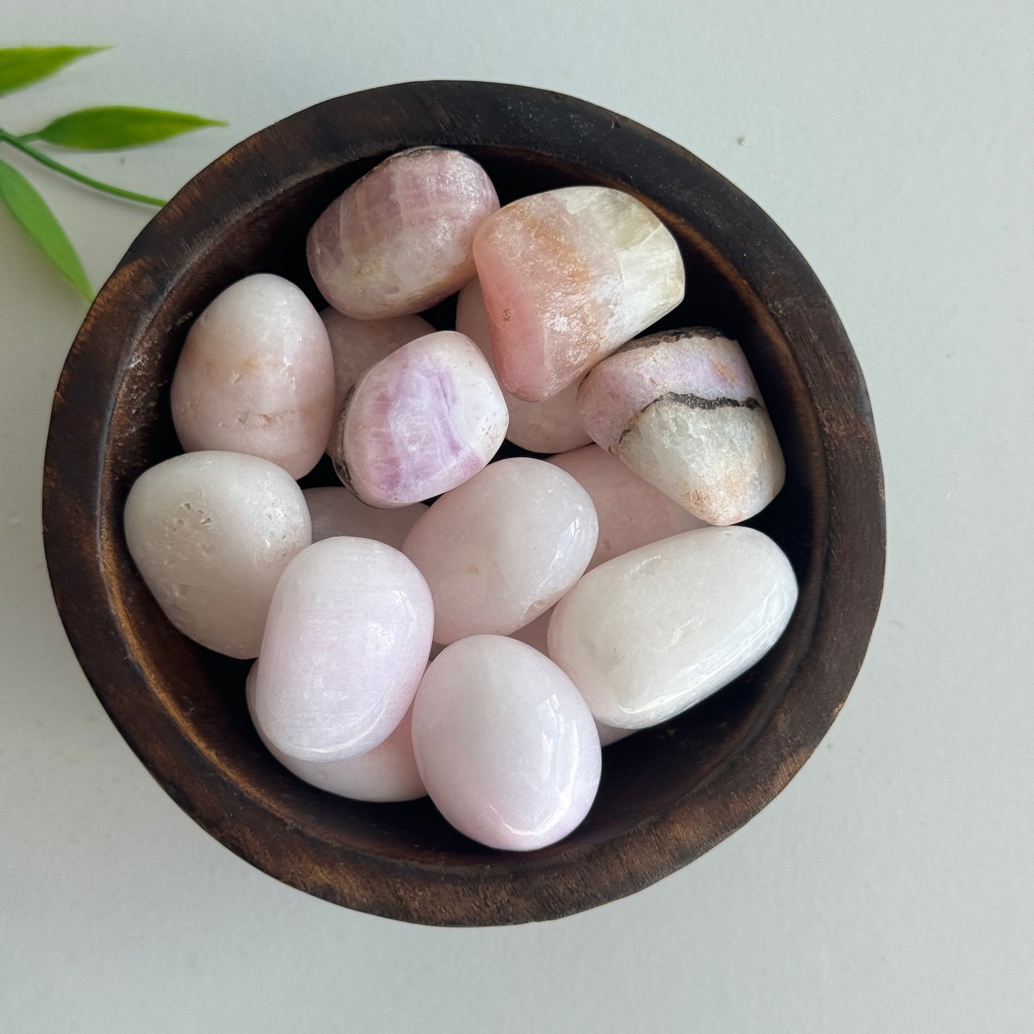 Pink Aragonite Tumbled