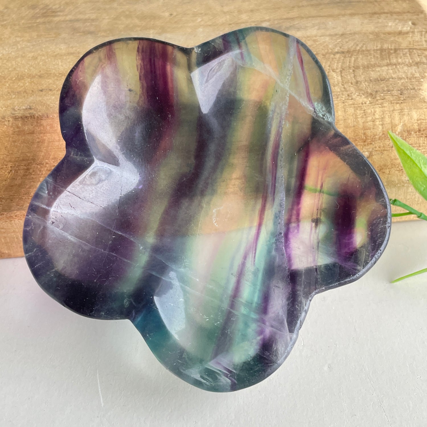 Fluorite Flower Bowl 5