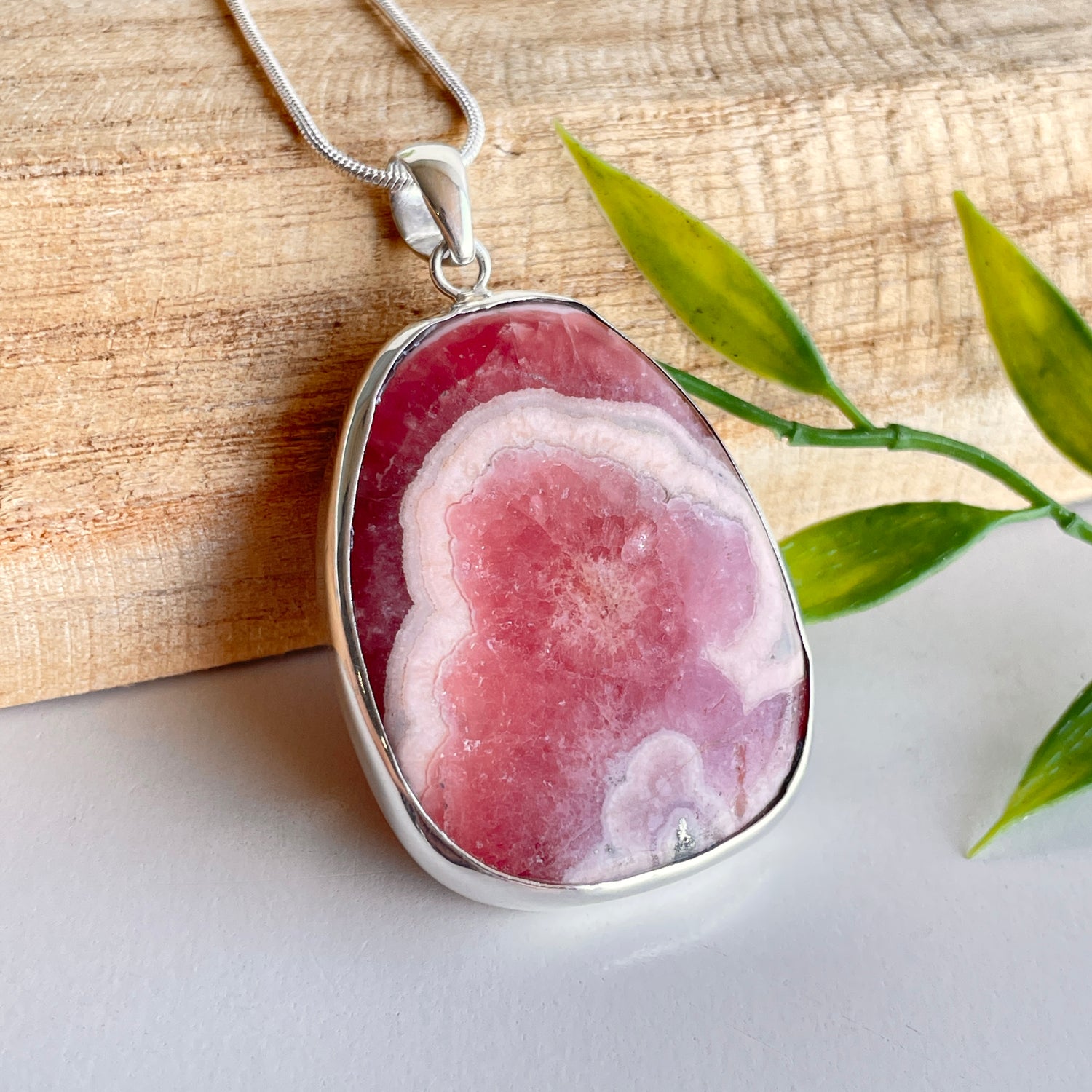 Rhodochrosite Pendant