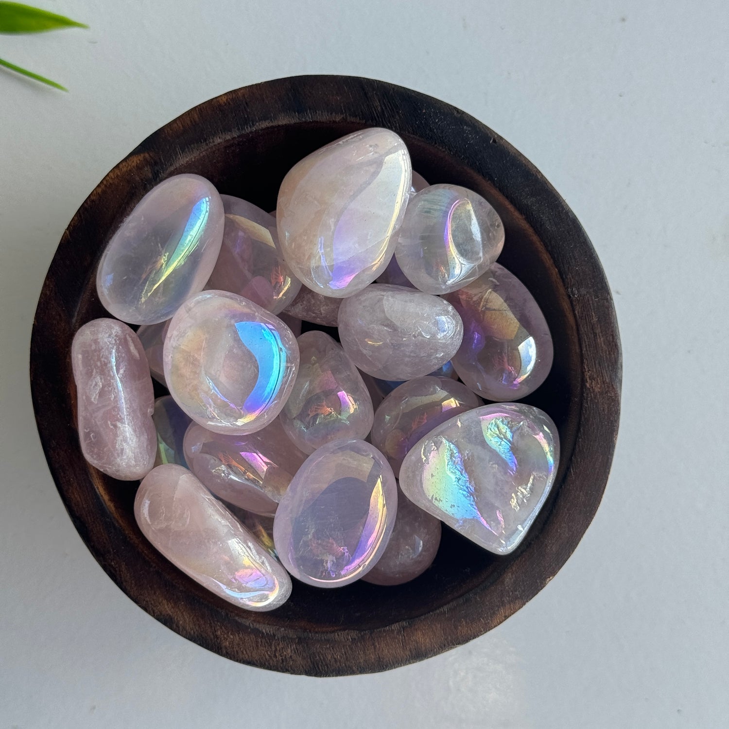 Rose Quartz Aura Tumbled