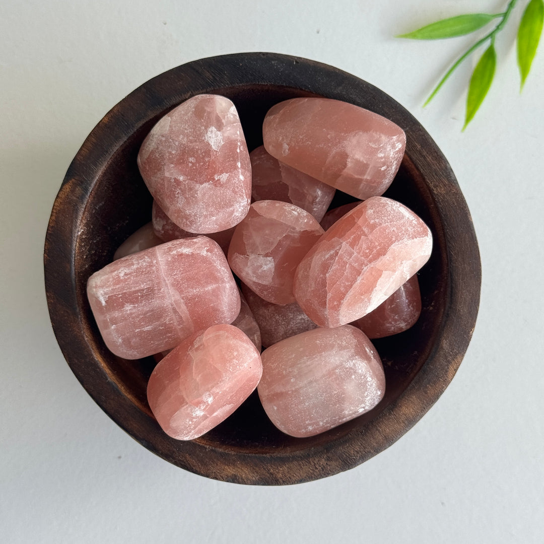 Rose Calcite Tumbled