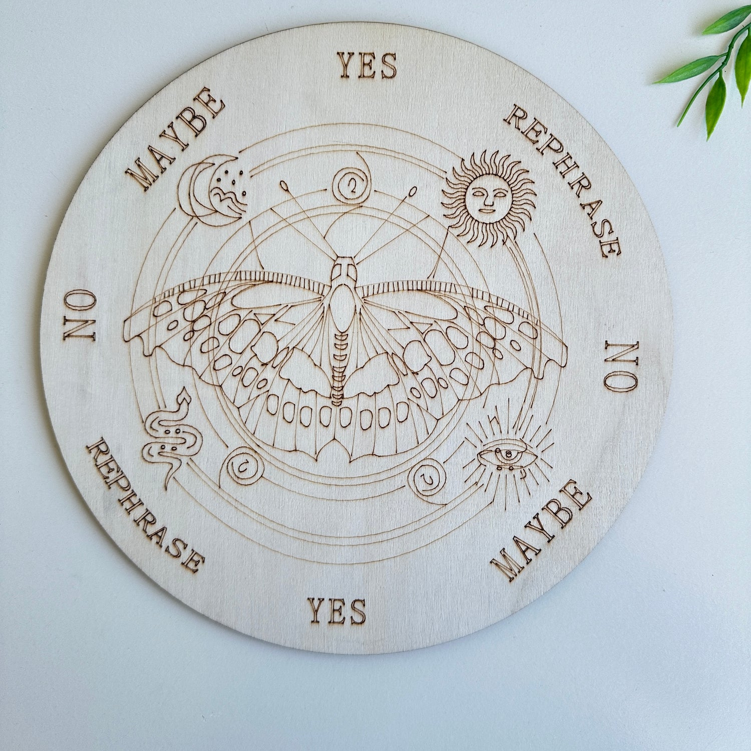 Butterfly Wooden Pendulum Board