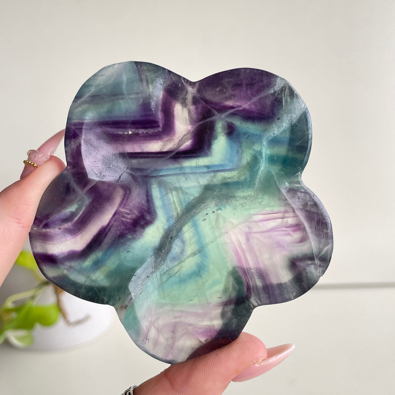 Fluorite Flower Bowl 10