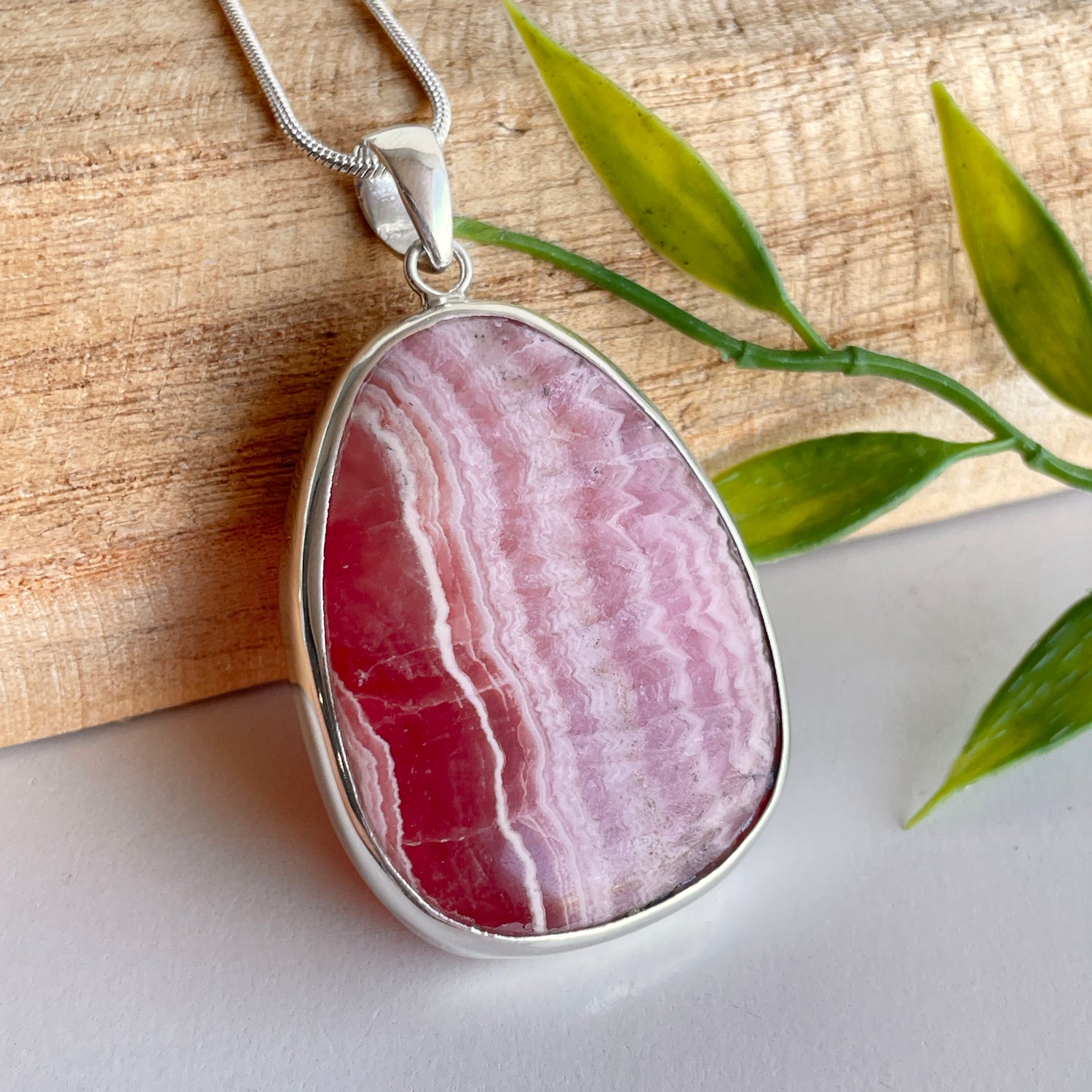 Rhodochrosite Pendant