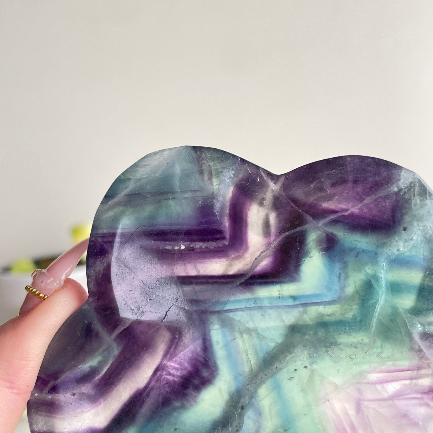 Fluorite Flower Bowl 10