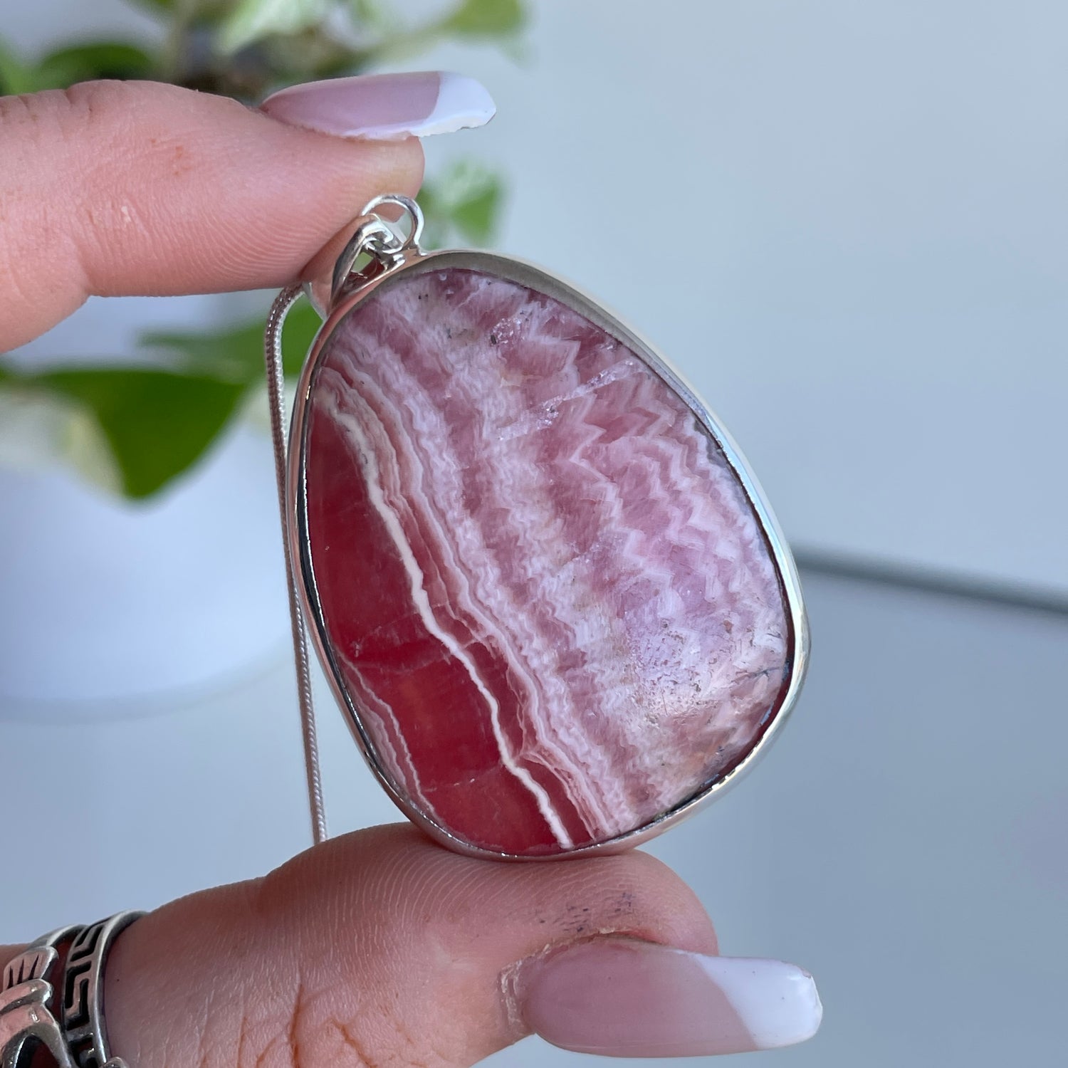 Rhodochrosite Pendant