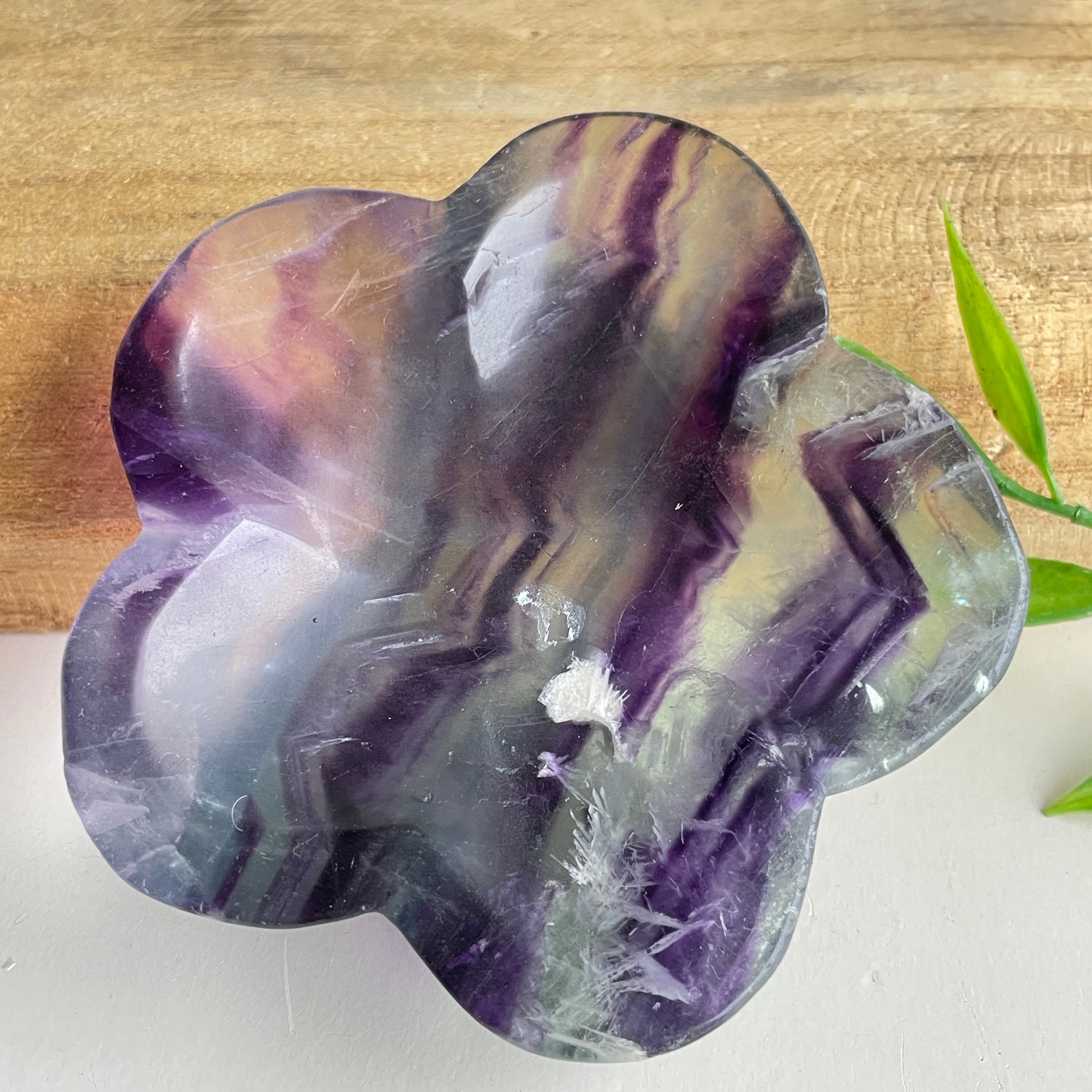 Fluorite Flower Bowl 4
