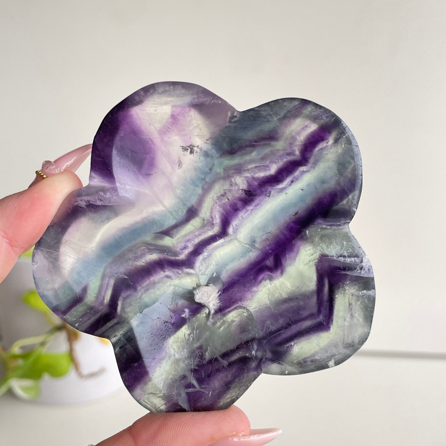 Fluorite Flower Bowl 4