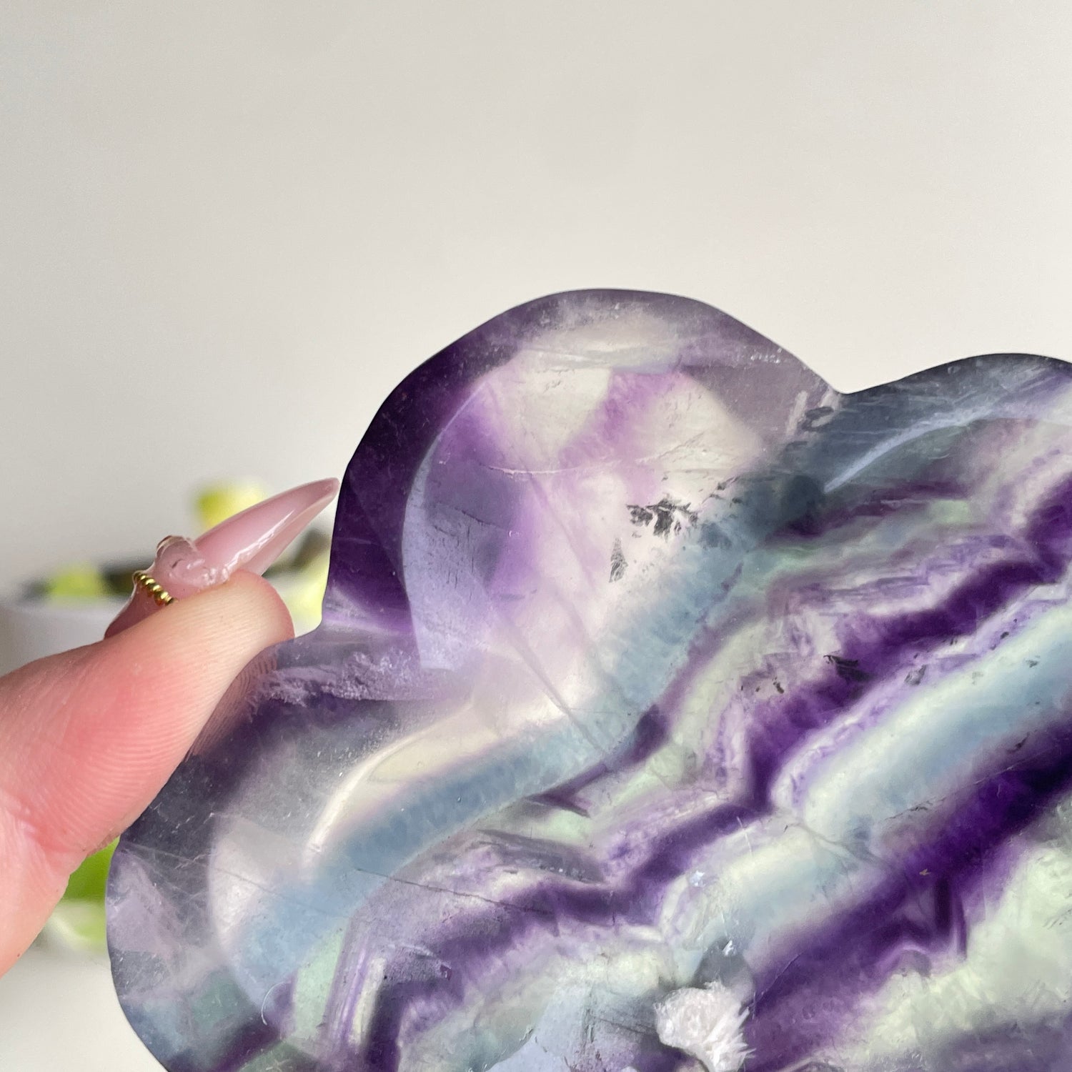 Fluorite Flower Bowl 4