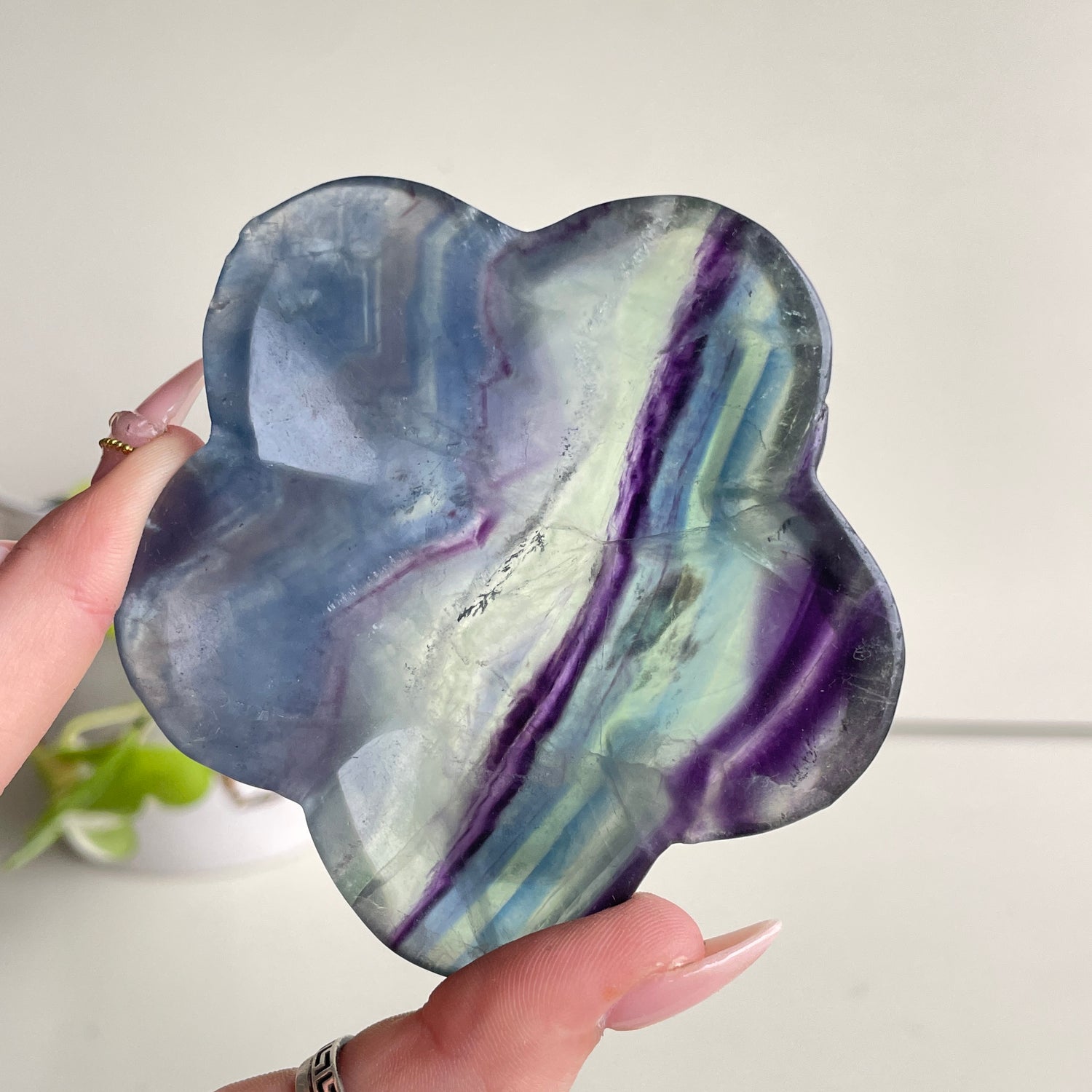 Fluorite Flower Bowl 3