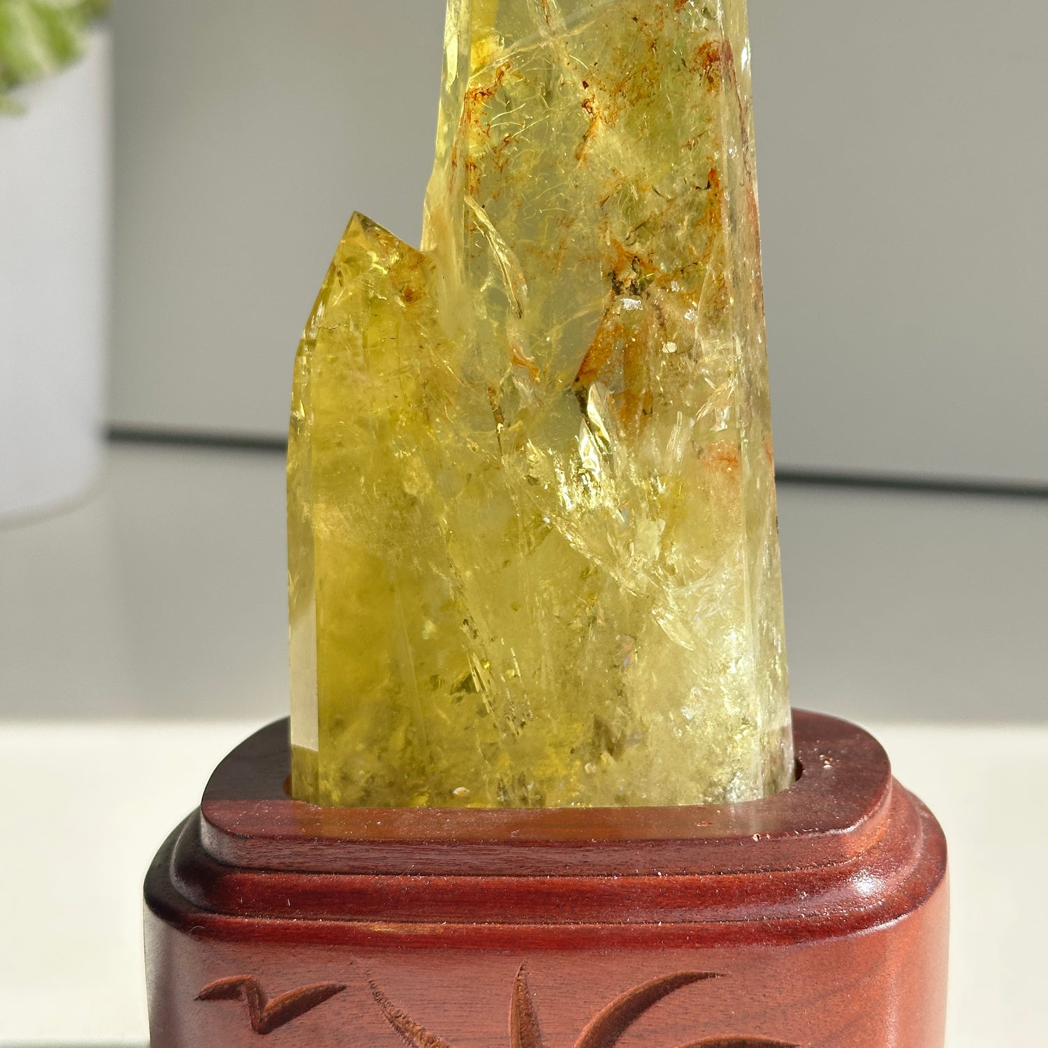 Citrine Twin Generator In Stand 13.5cm