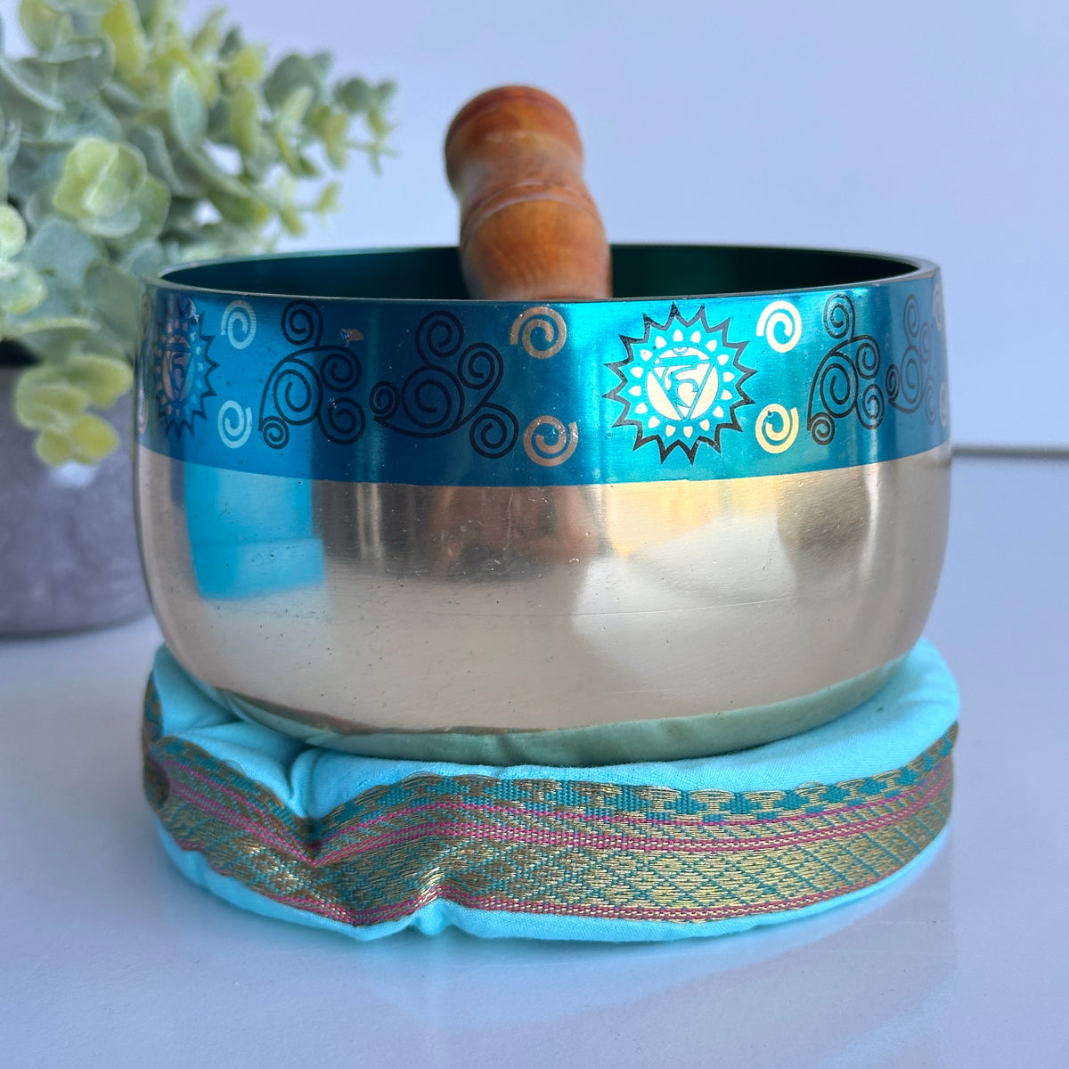 Throat Chakra Singing Bowl 7cb