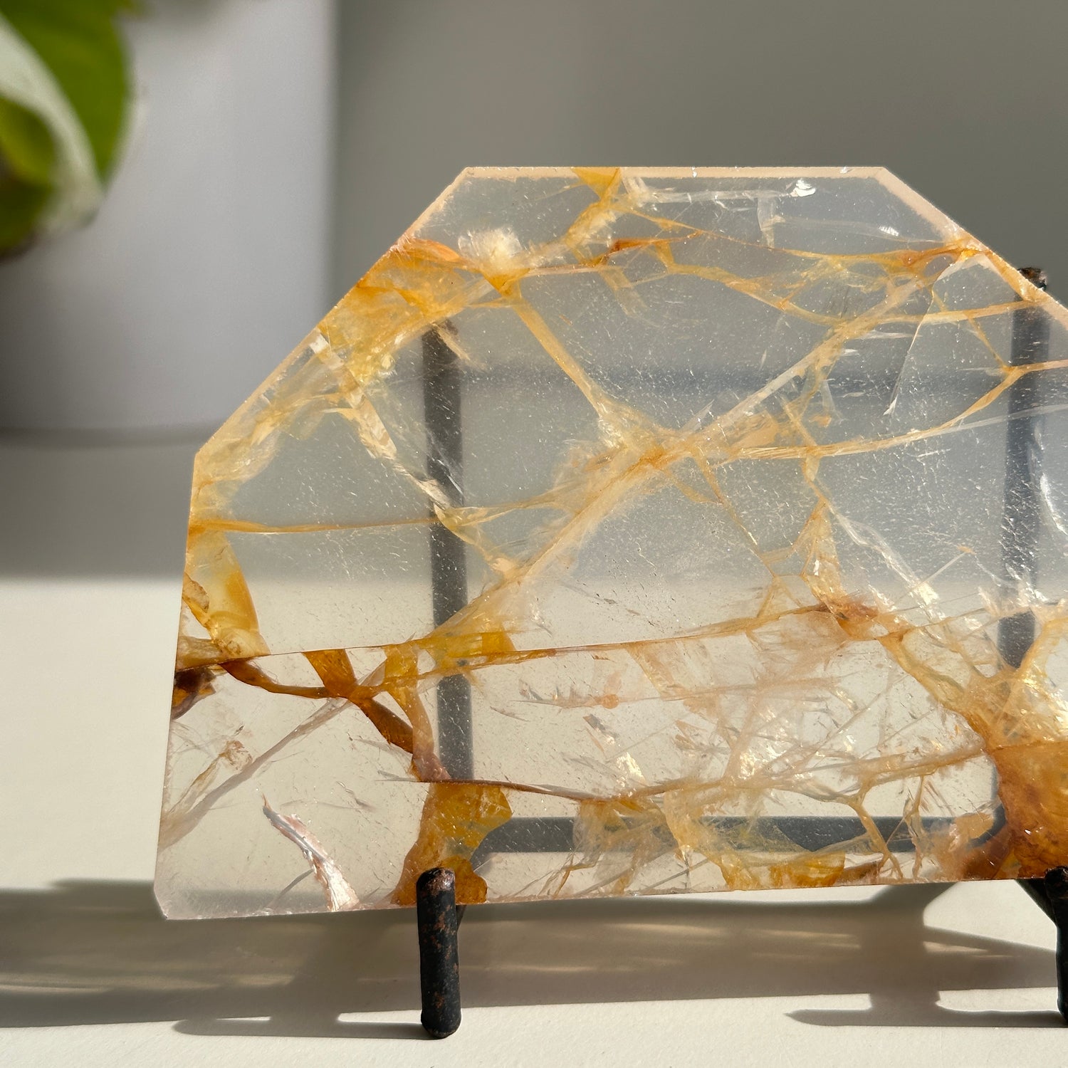 Golden Healer Quartz Slice 162g