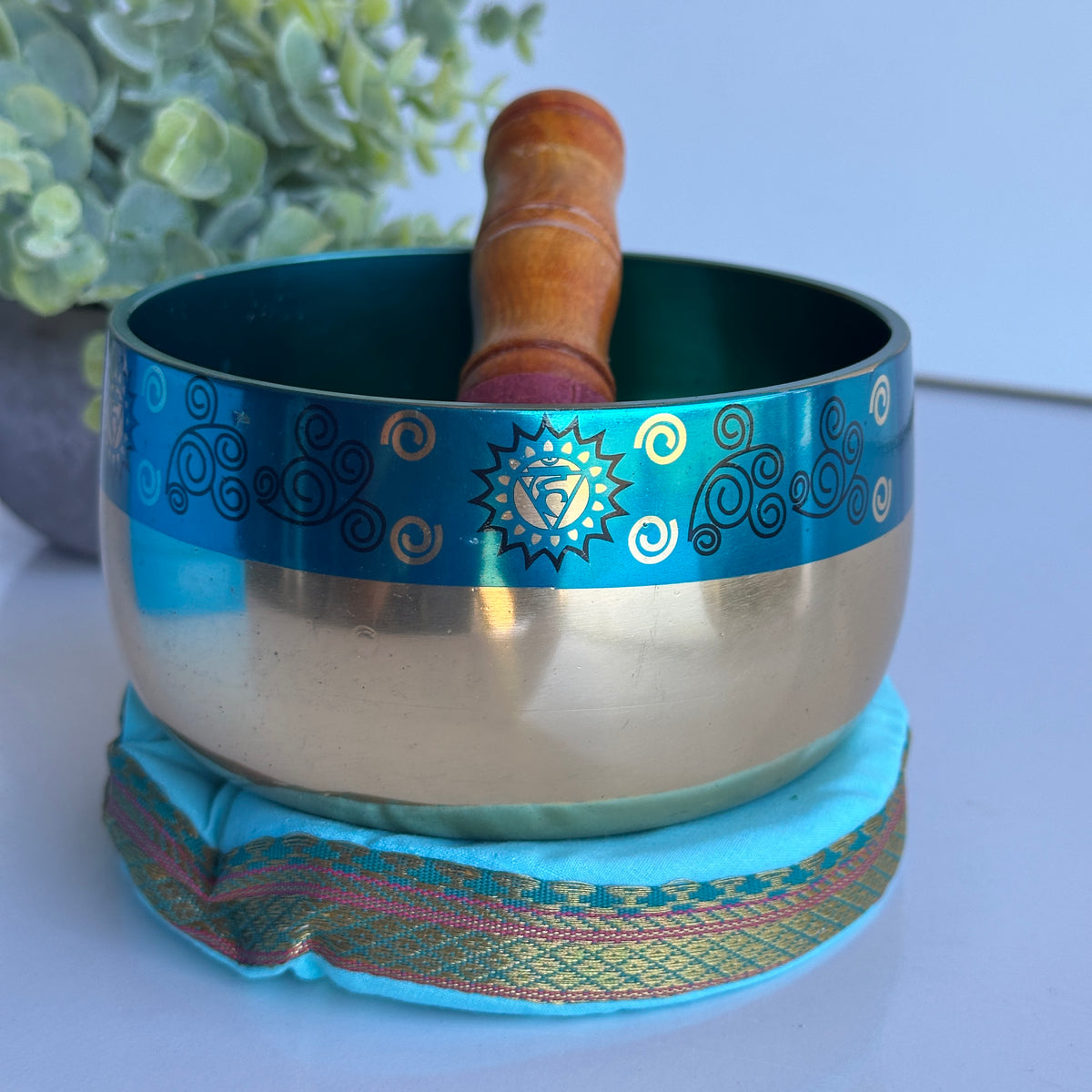 Throat Chakra Singing Bowl 7cb