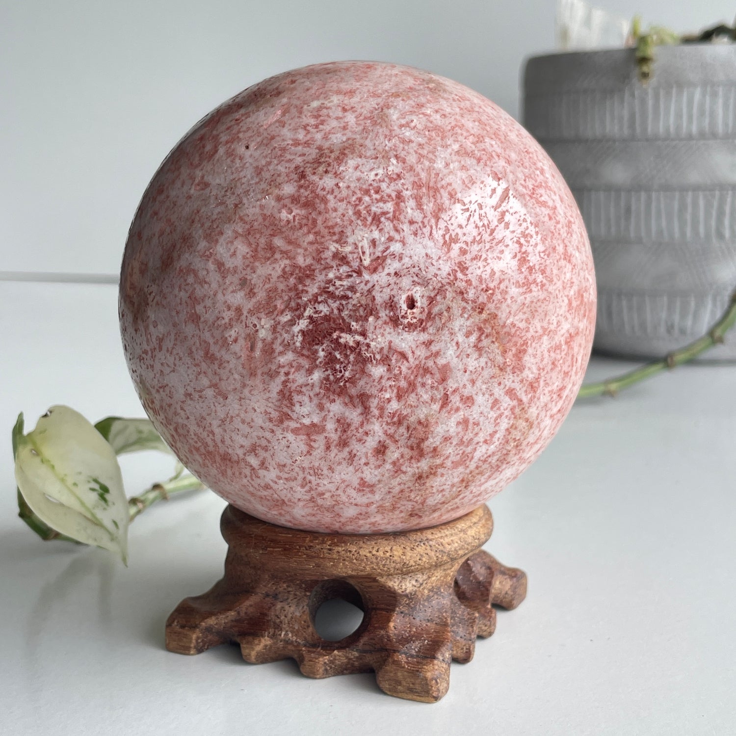 Pink Amethyst Sphere 9cm