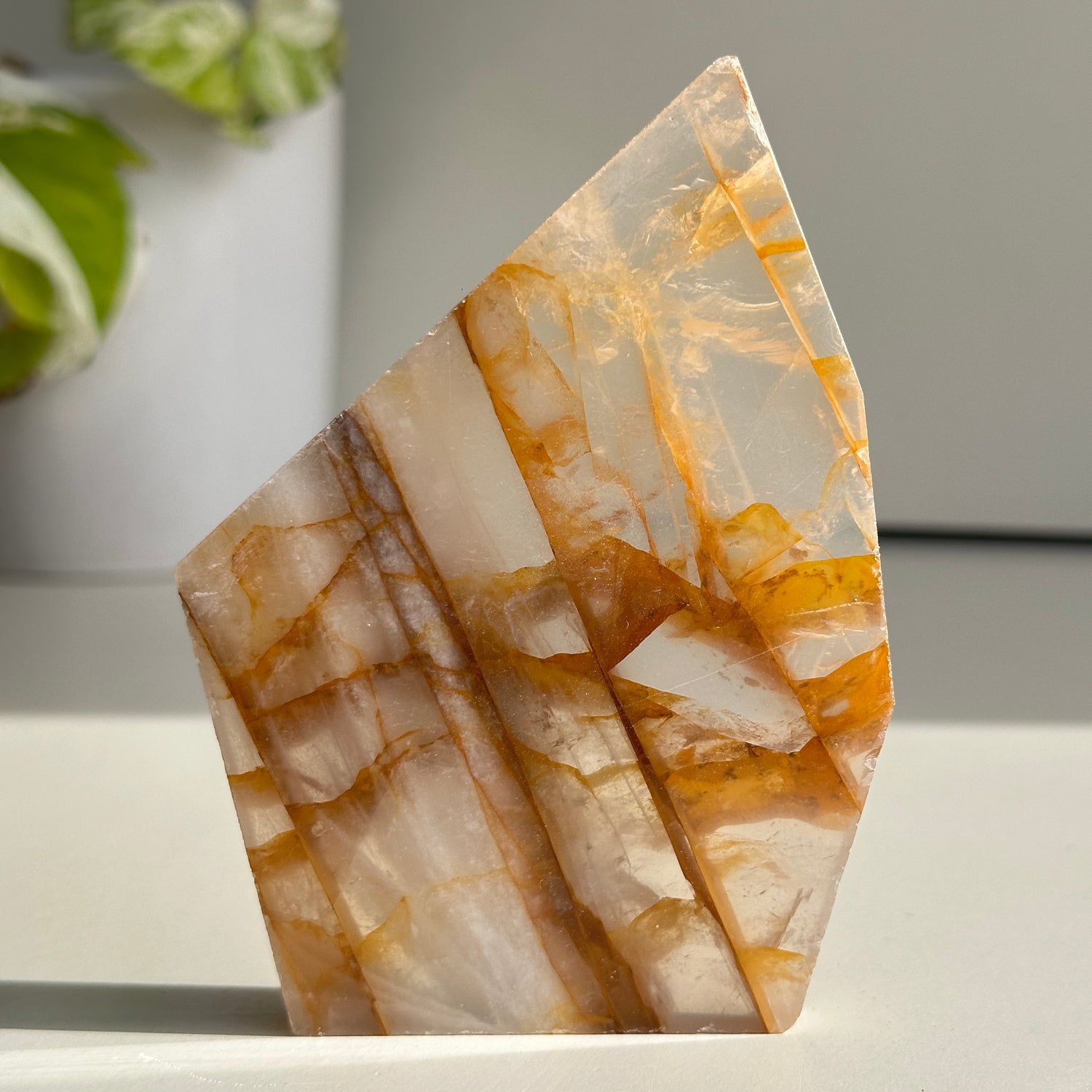 Golden Healer Quartz Slice 144g