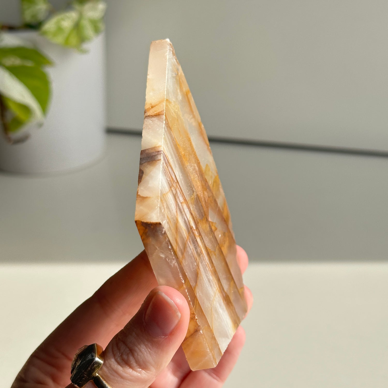 Golden Healer Quartz Slice 144g
