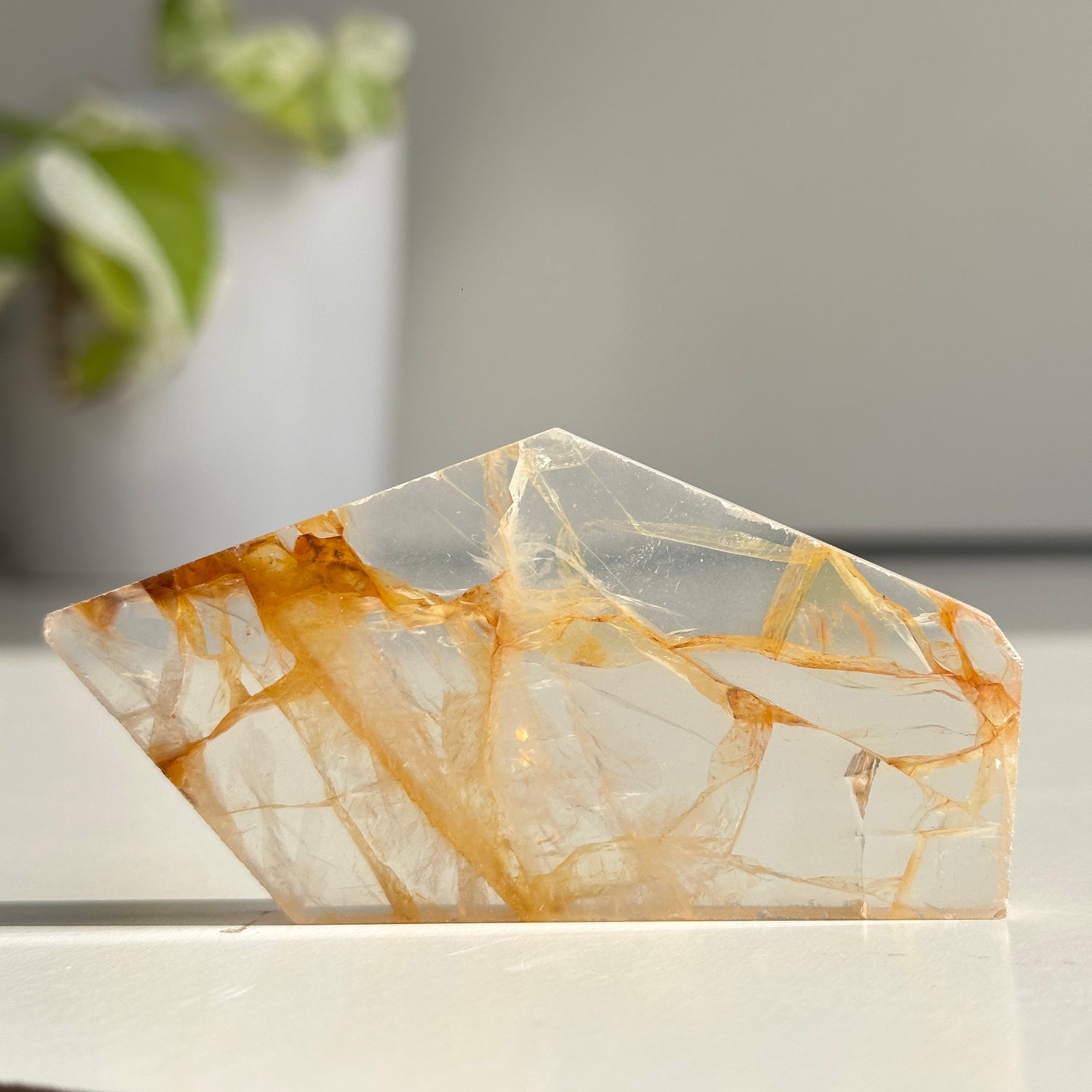 Golden Healer Quartz Slice 50g