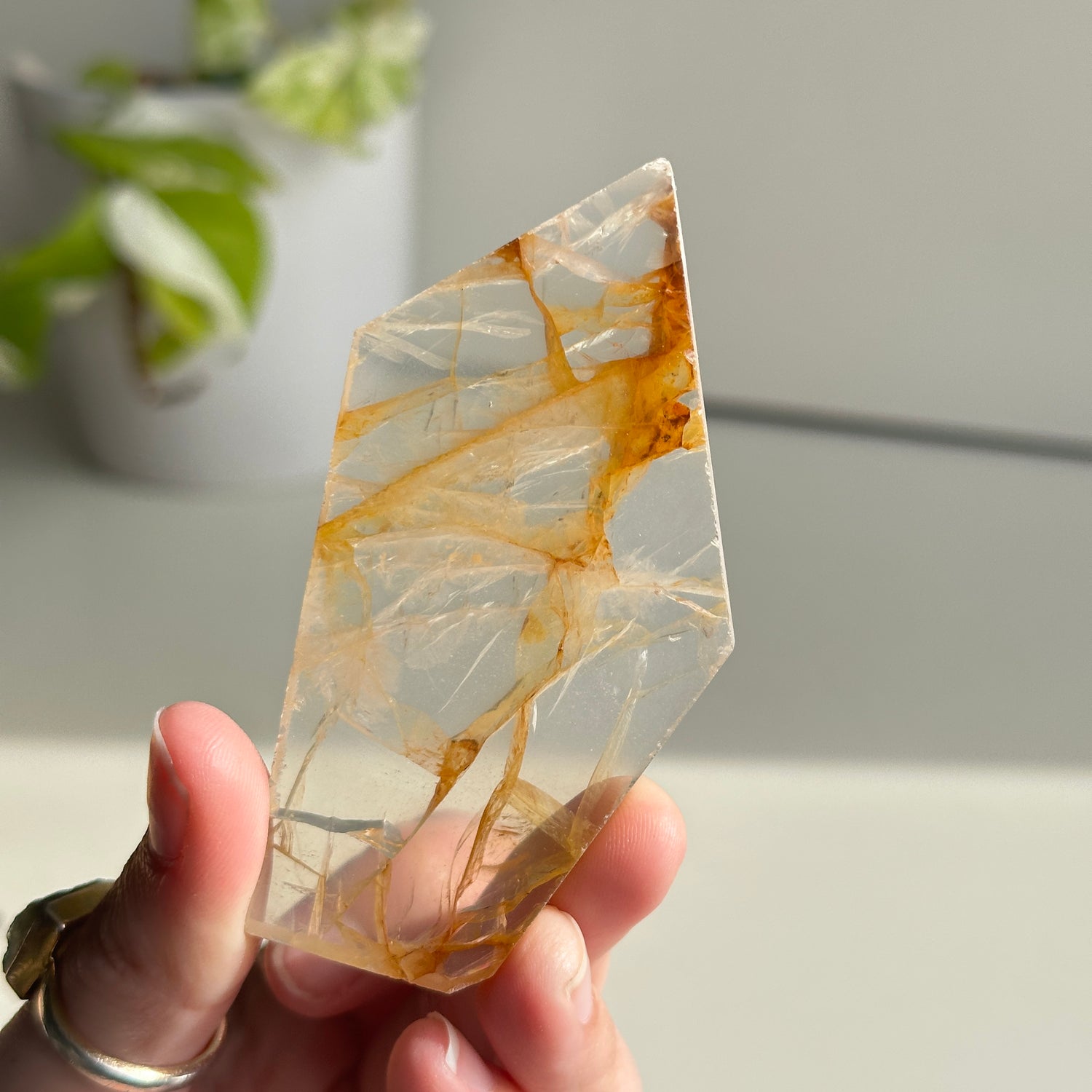 Golden Healer Quartz Slice 50g