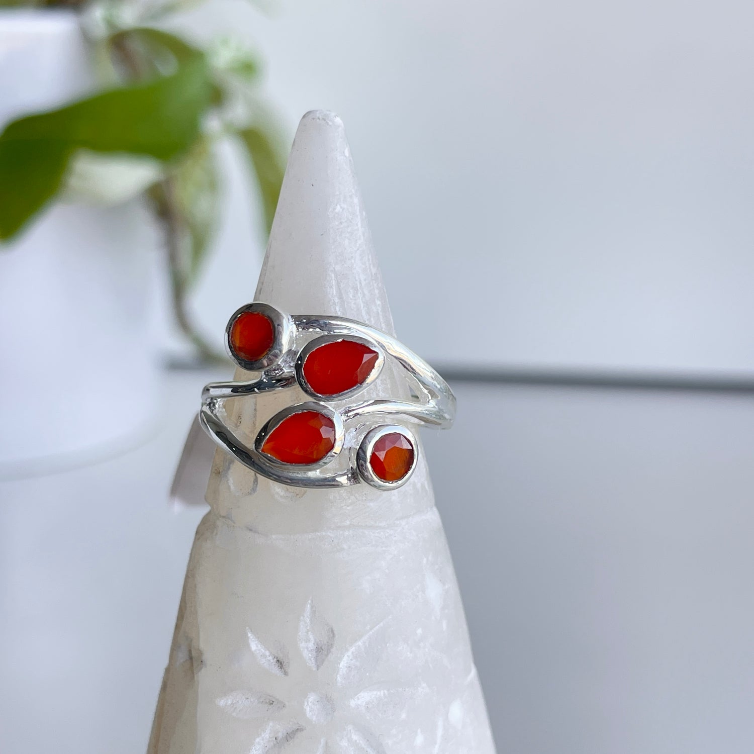 Carnelian Multi Stone Ring