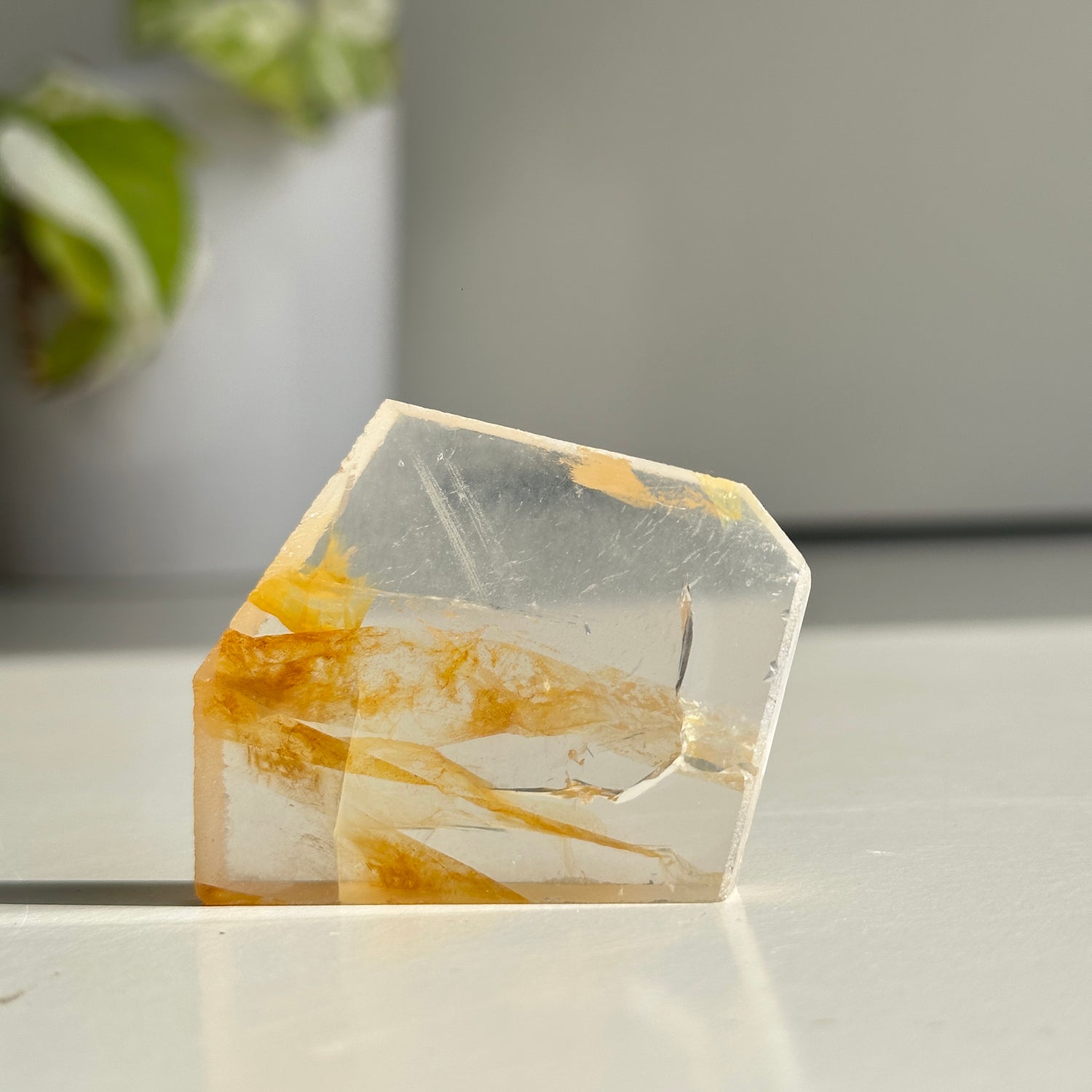 Golden Healer Quartz Slice 34g