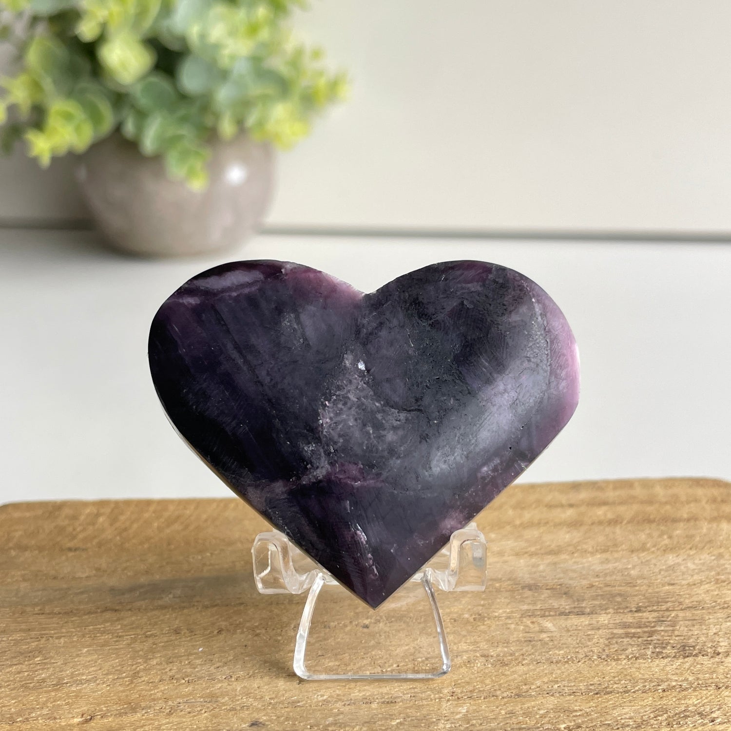 Lepidolite Mica Heart 5.3cm