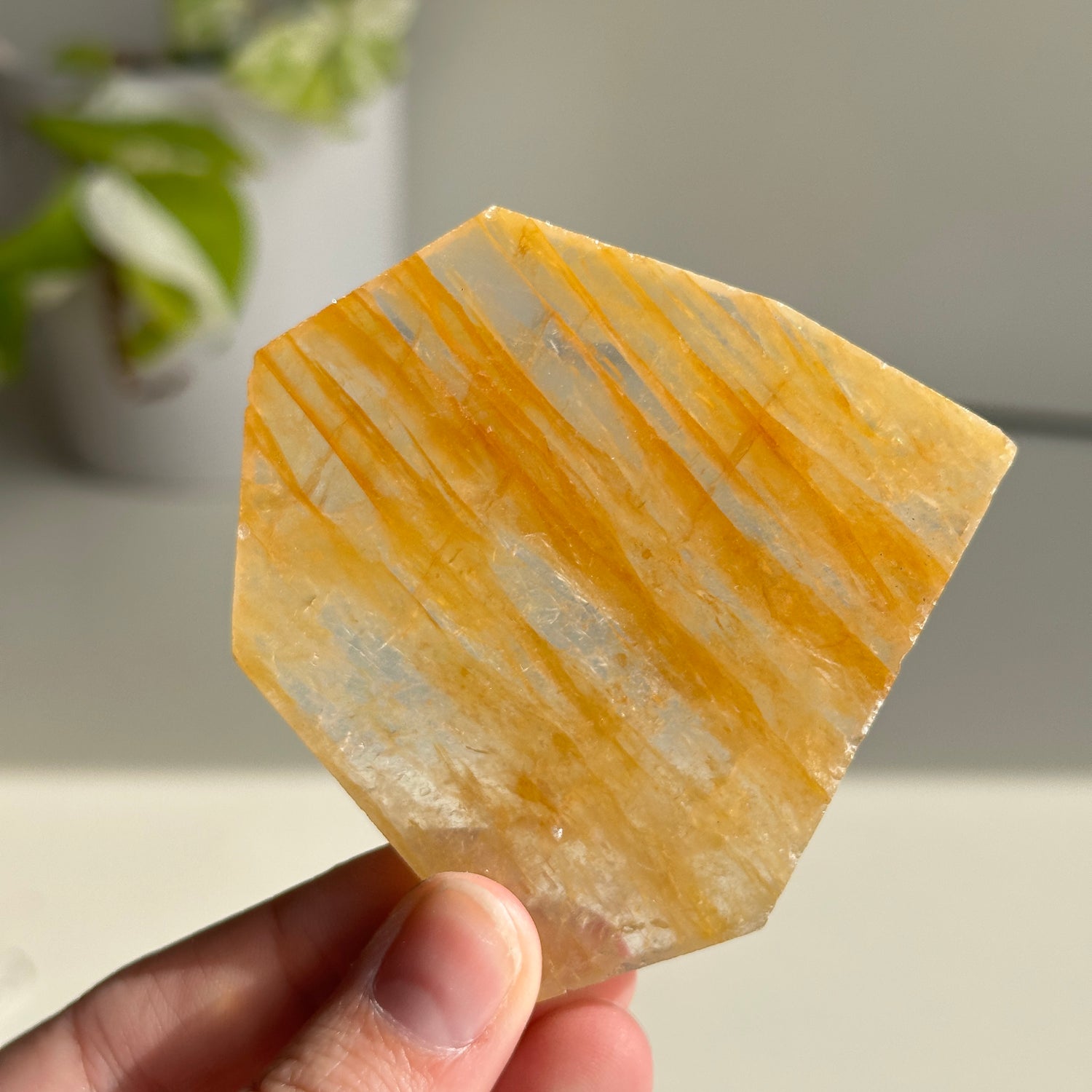 Golden Healer Quartz Slice 66g