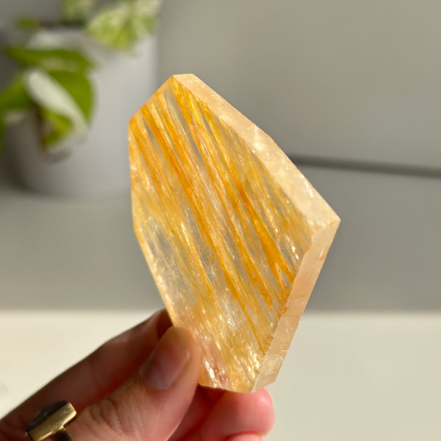 Golden Healer Quartz Slice 66g