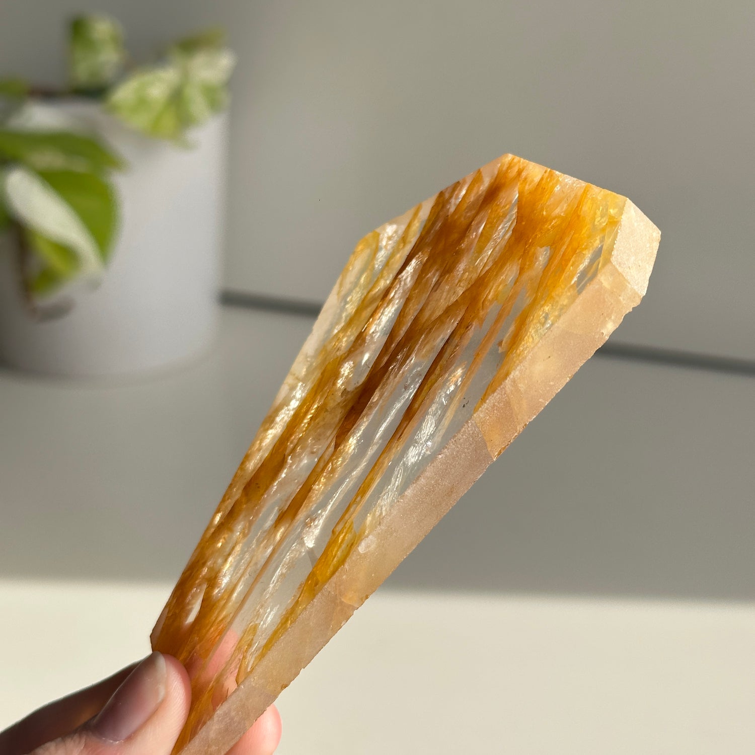 Golden Healer Quartz Slice 94g