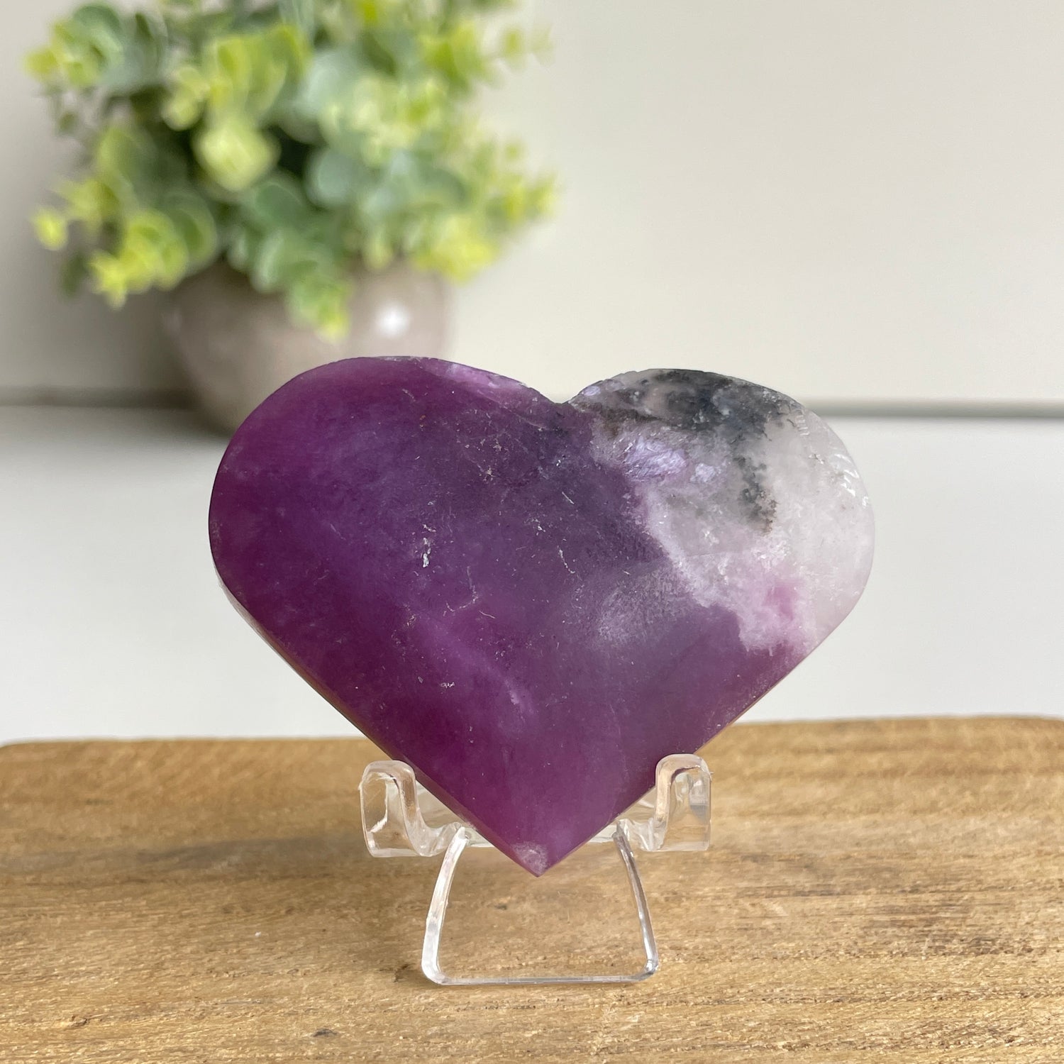 Lepidolite Mica Heart 5.4cm