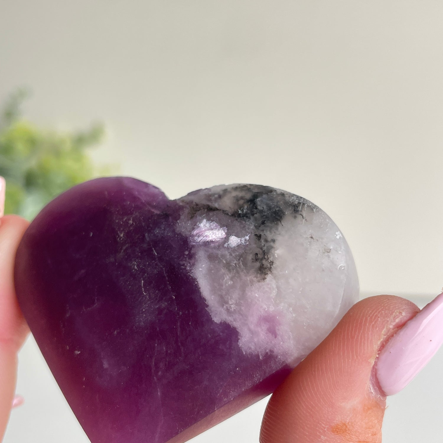 Lepidolite Mica Heart 5.4cm