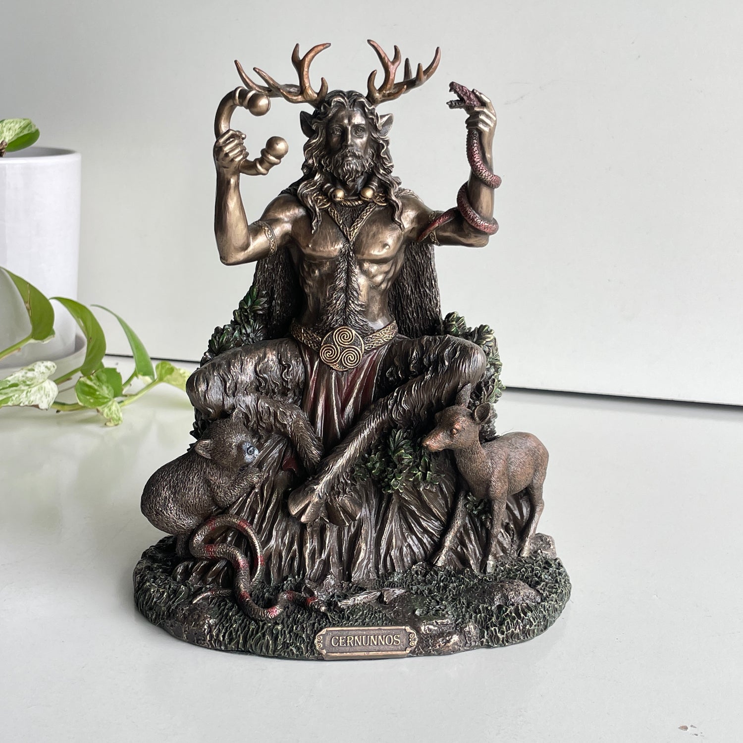 Cernunnos God Of The Forest Statue C5088