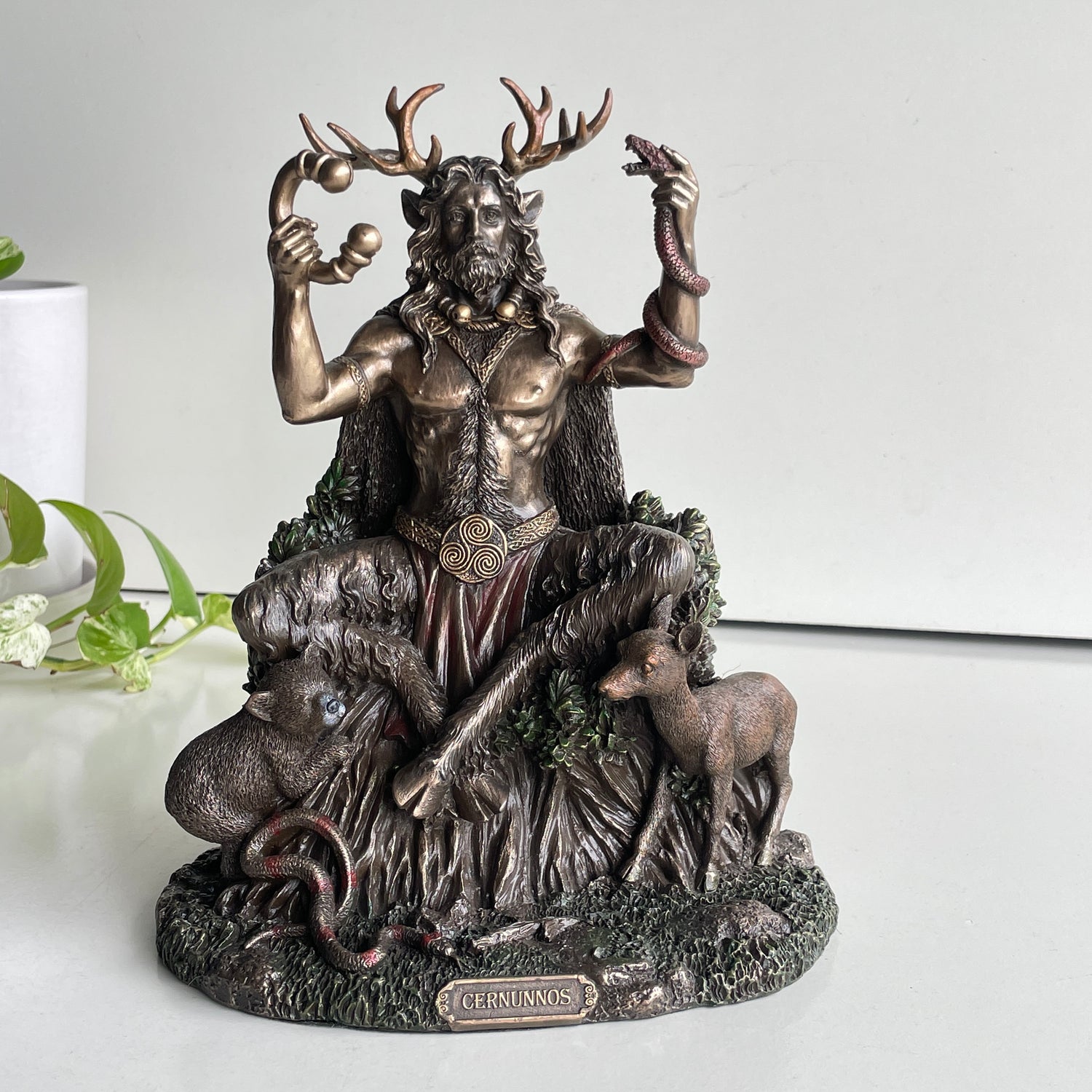 Cernunnos God Of The Forest Statue C5088