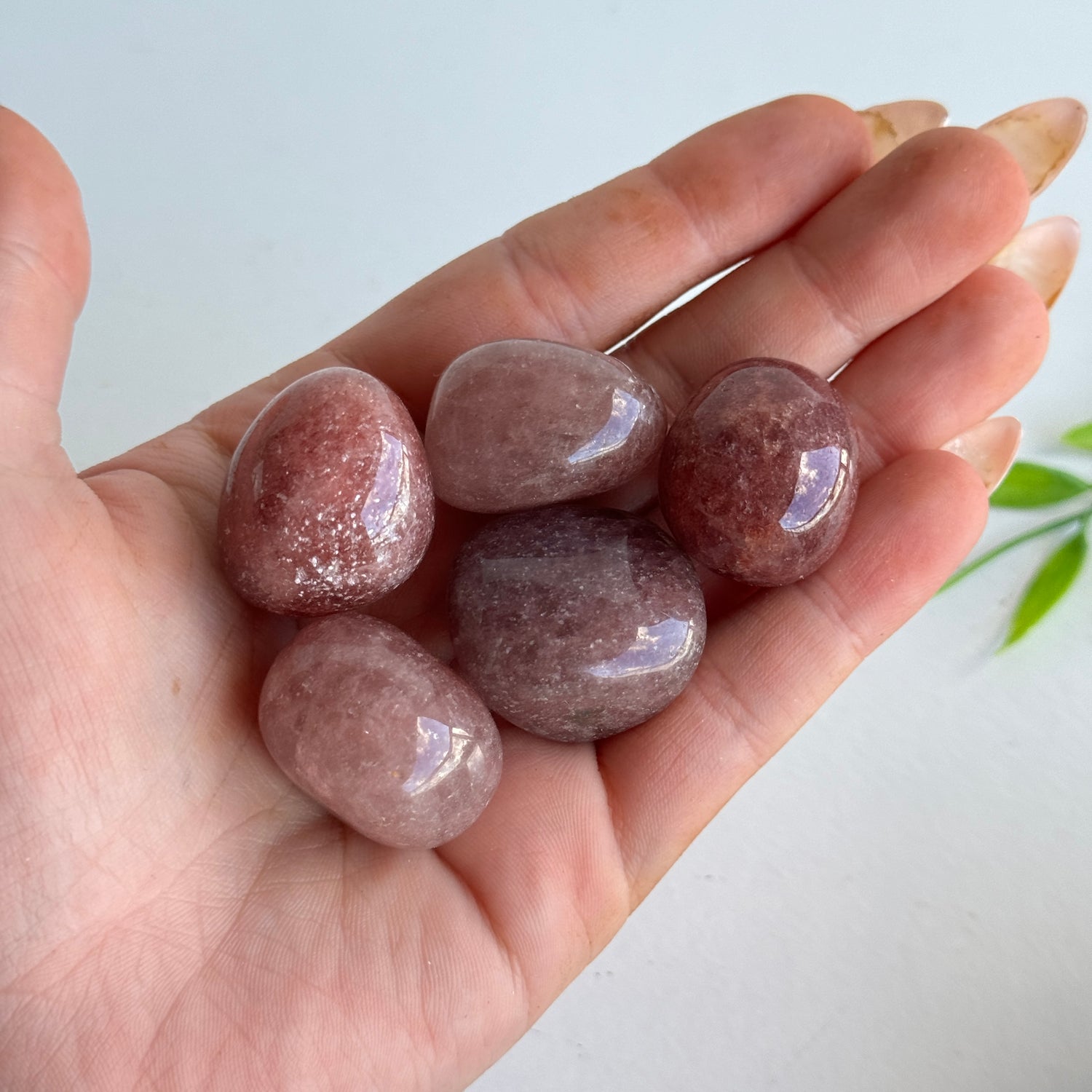 Strawberry Quartz Tumbled
