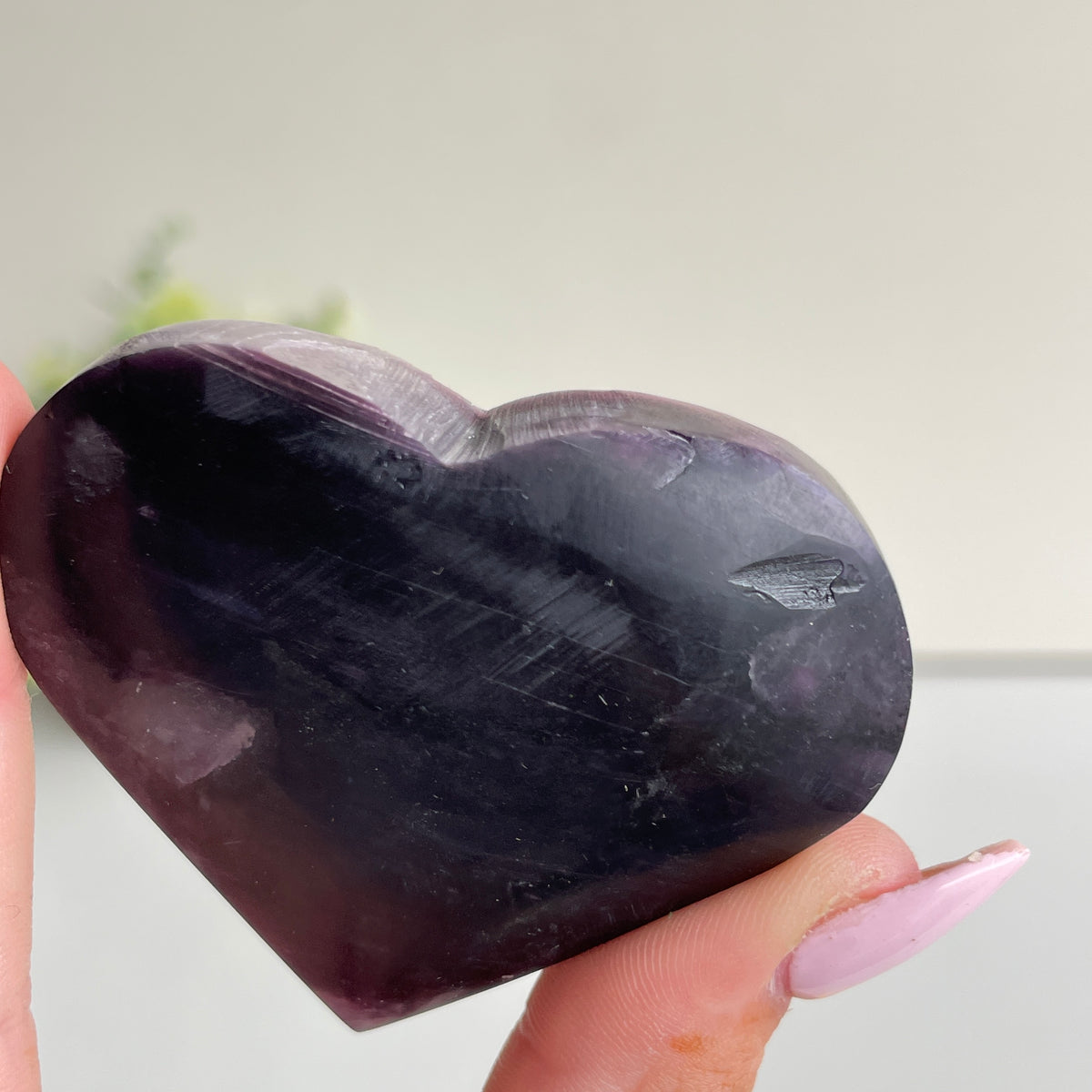 Lepidolite Mica Heart 5.7cm