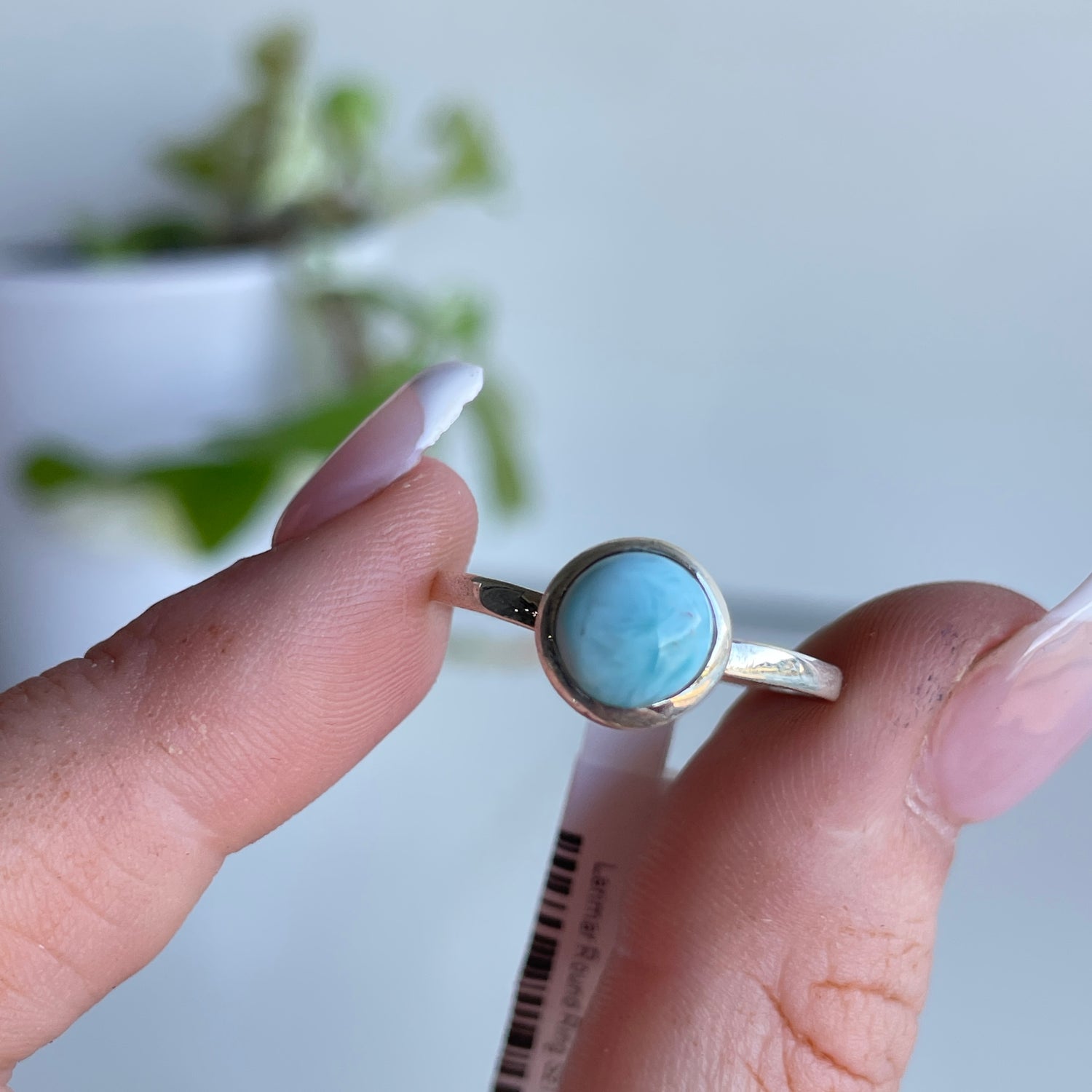 Larimar Round Ring Sz11