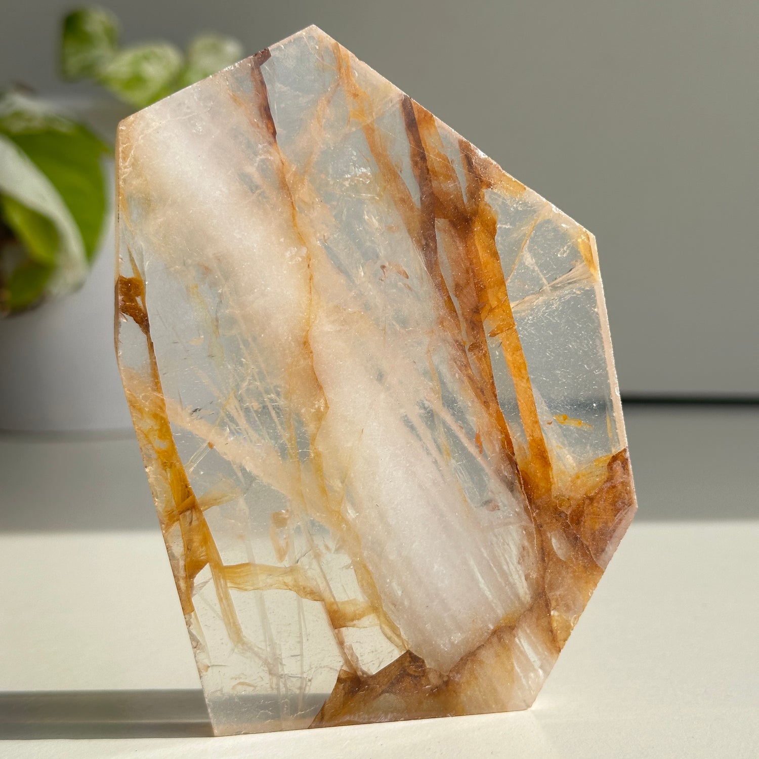 Golden Healer Quartz Slice 170g