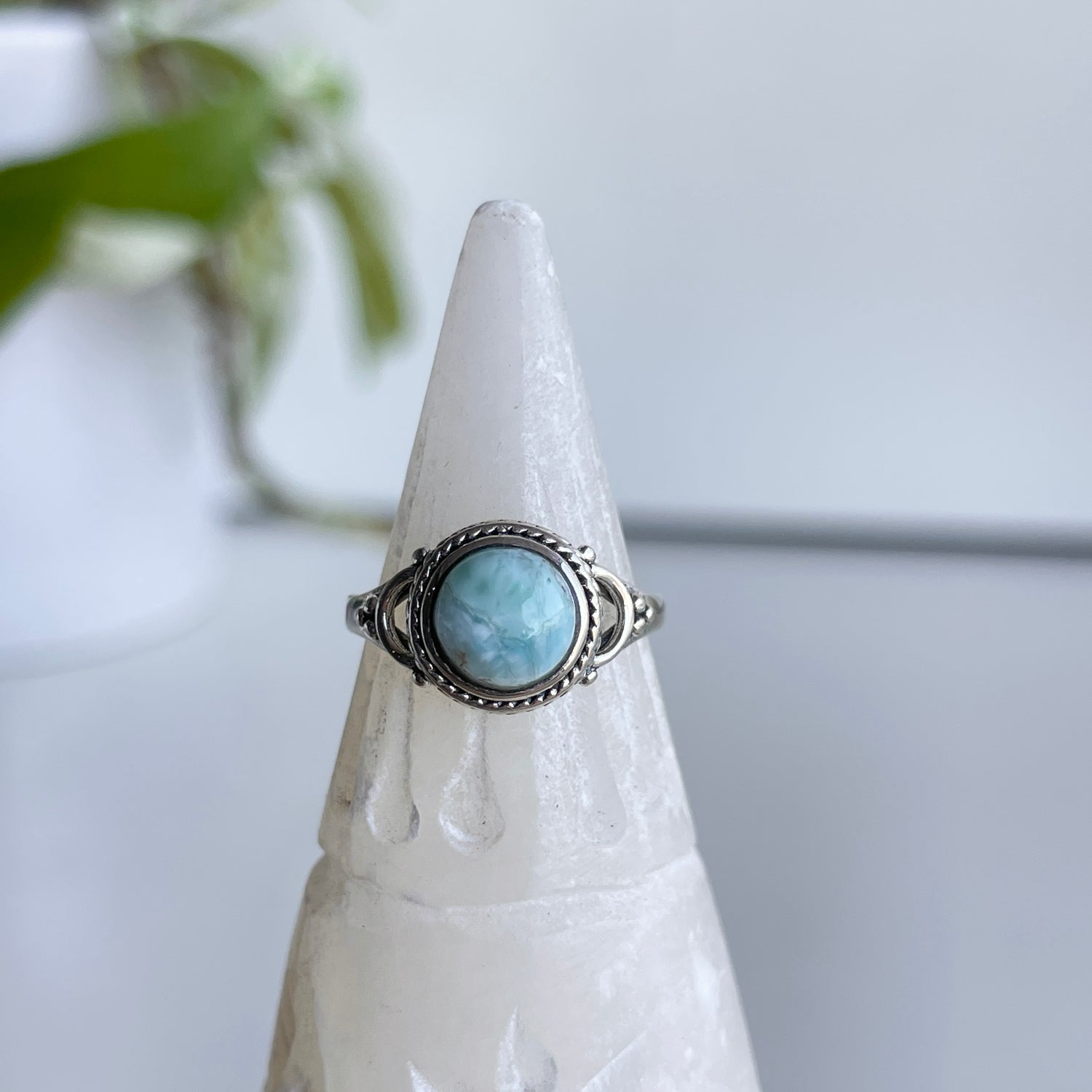 Larimar Round Ring Sz5
