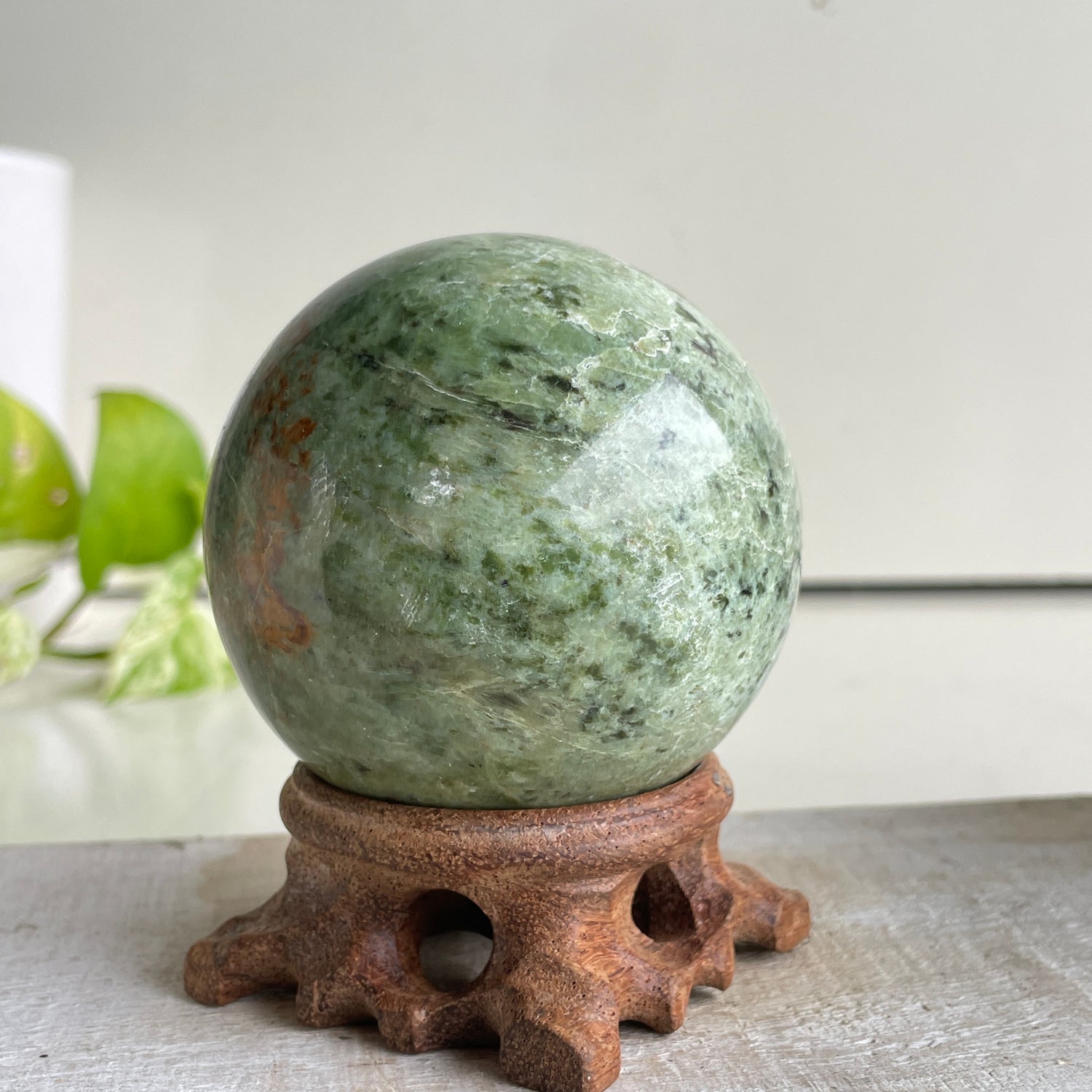 Prase Jasper Sphere 7cm