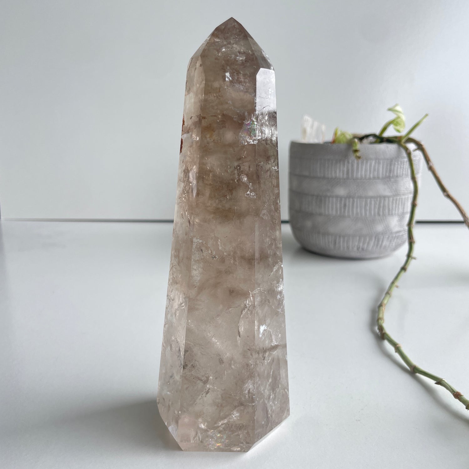Smoky Quartz High Quality Generator 19.8cm