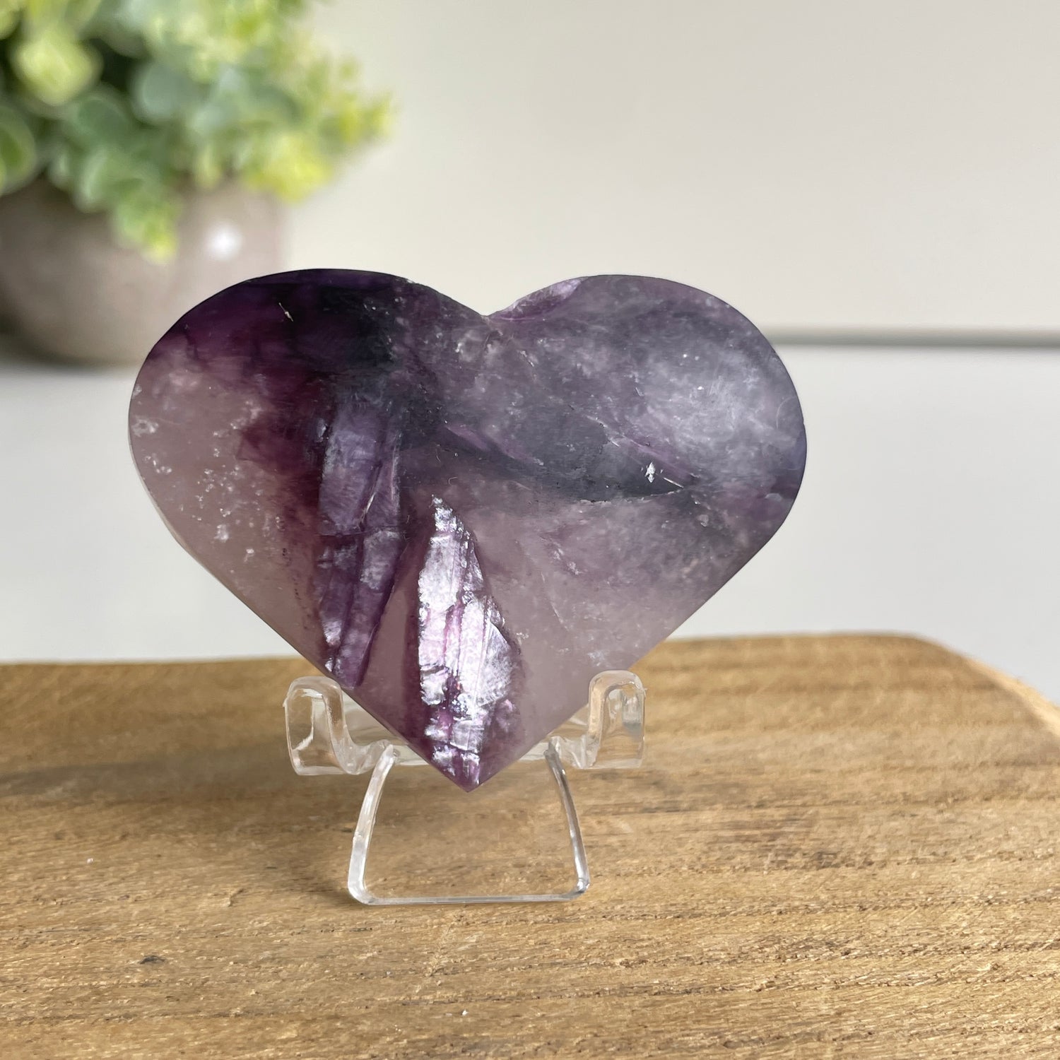 Lepidolite Mica Heart 5.3cm