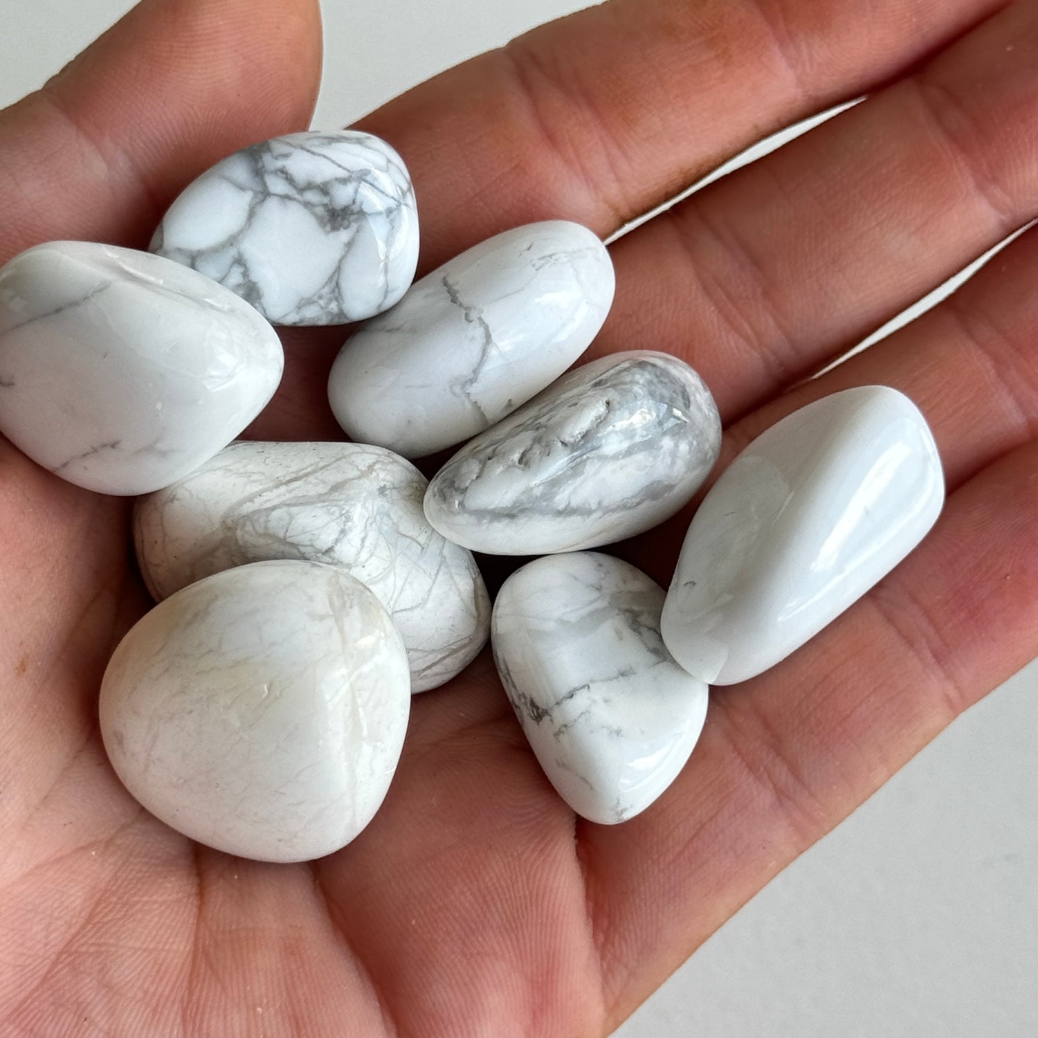 White Howlite Tumbled