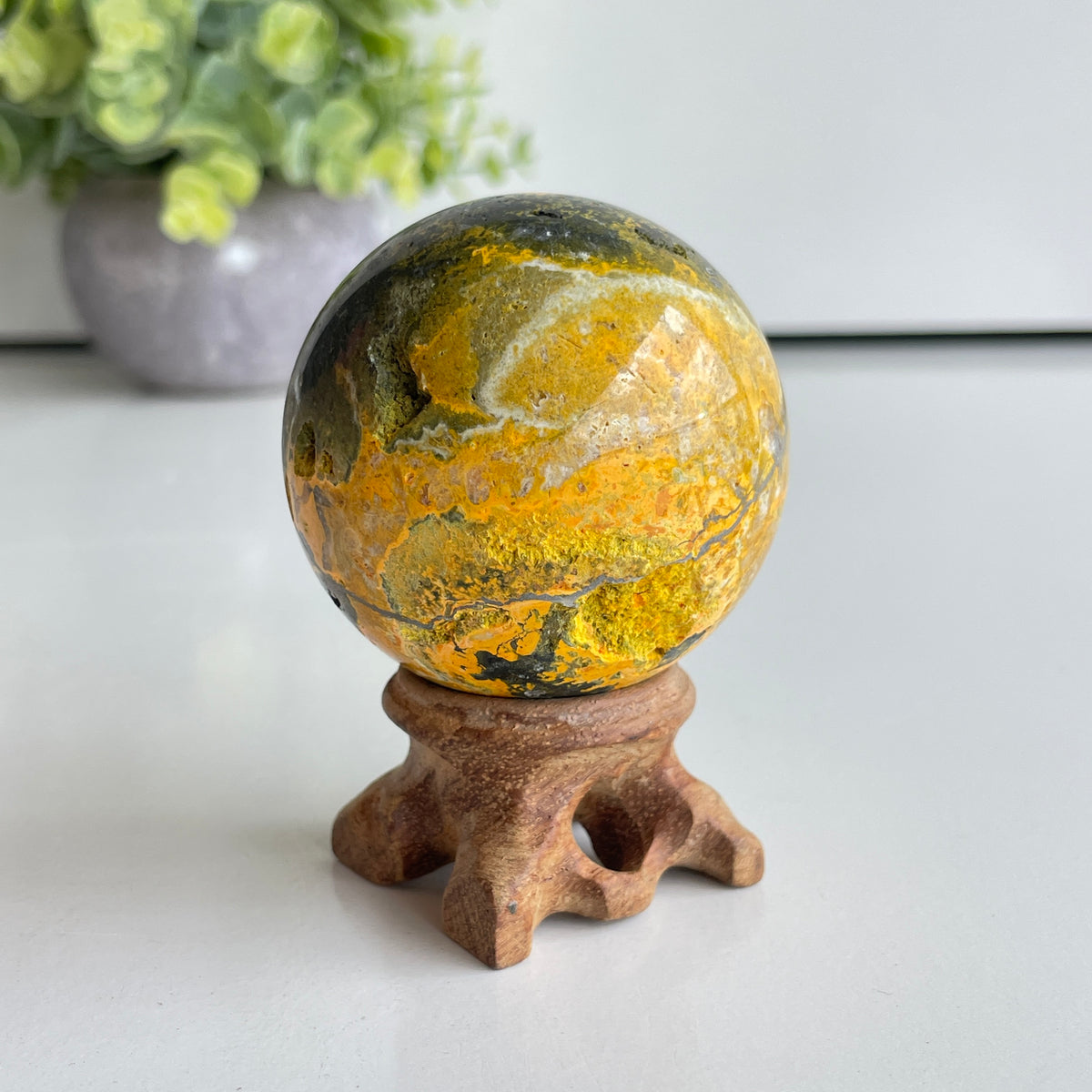 Bumblebee Jasper Sphere 5.2cm