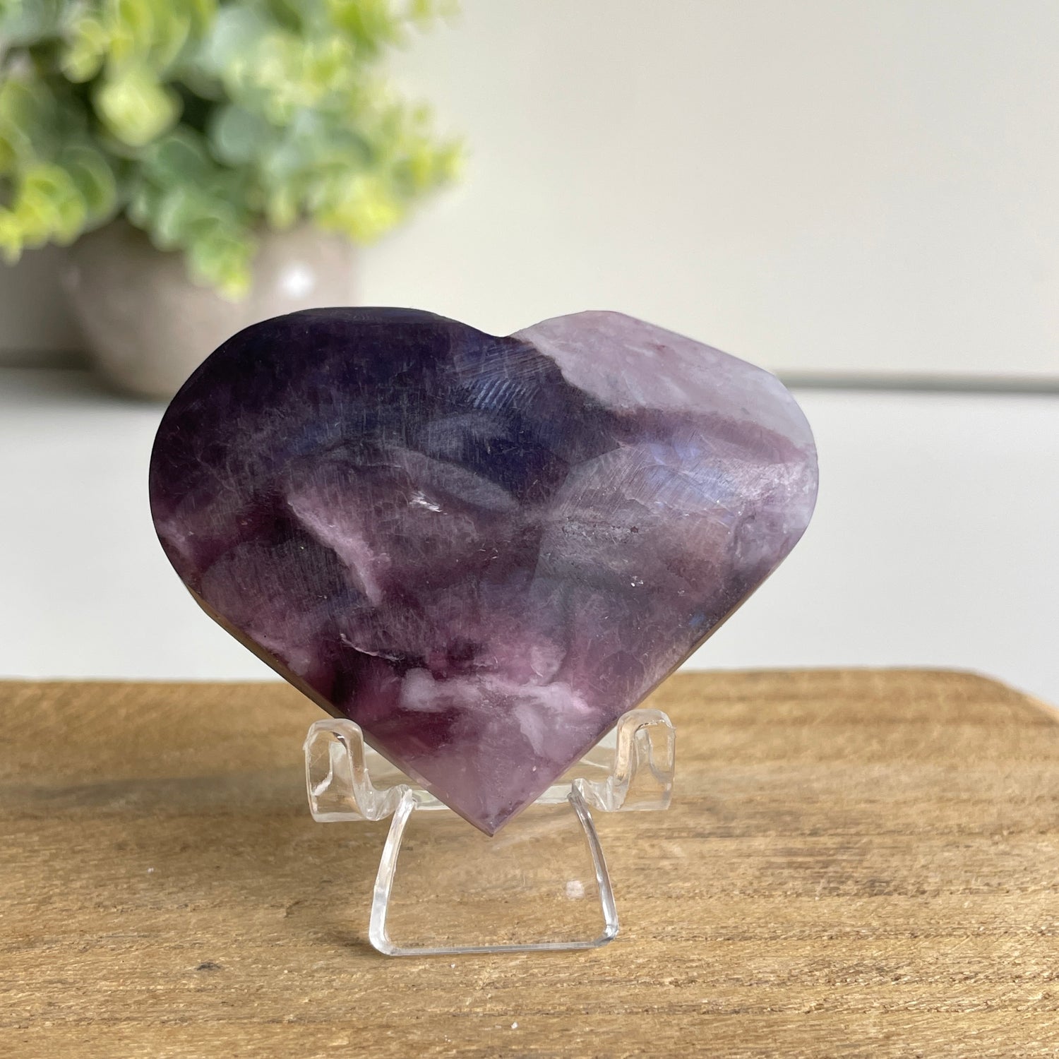 Lepidolite Mica Heart 5.2cm