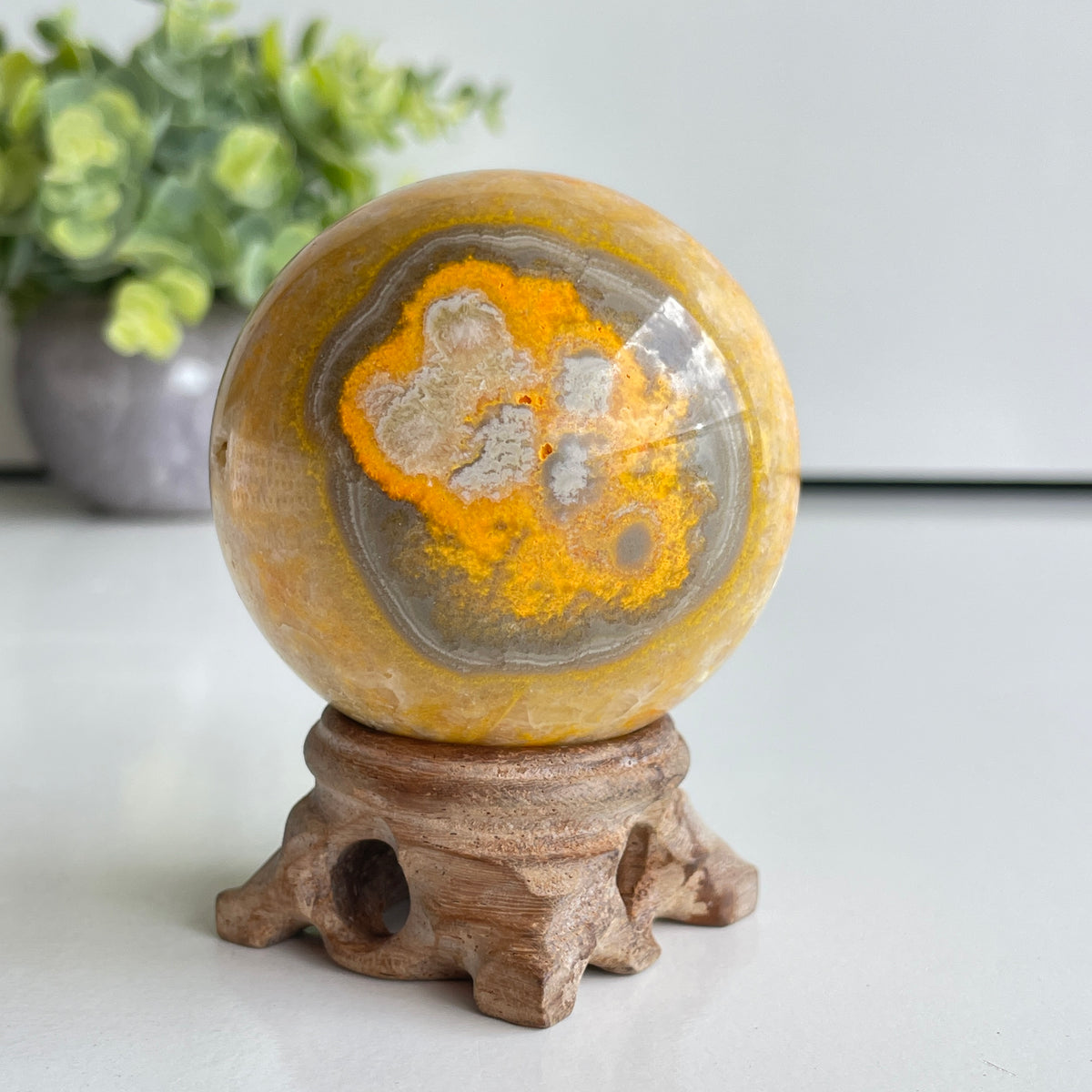 Bumblebee Jasper Sphere 5.9cm