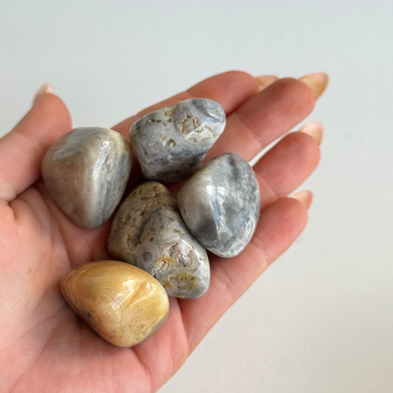 Crazy Lace Agate Tumble