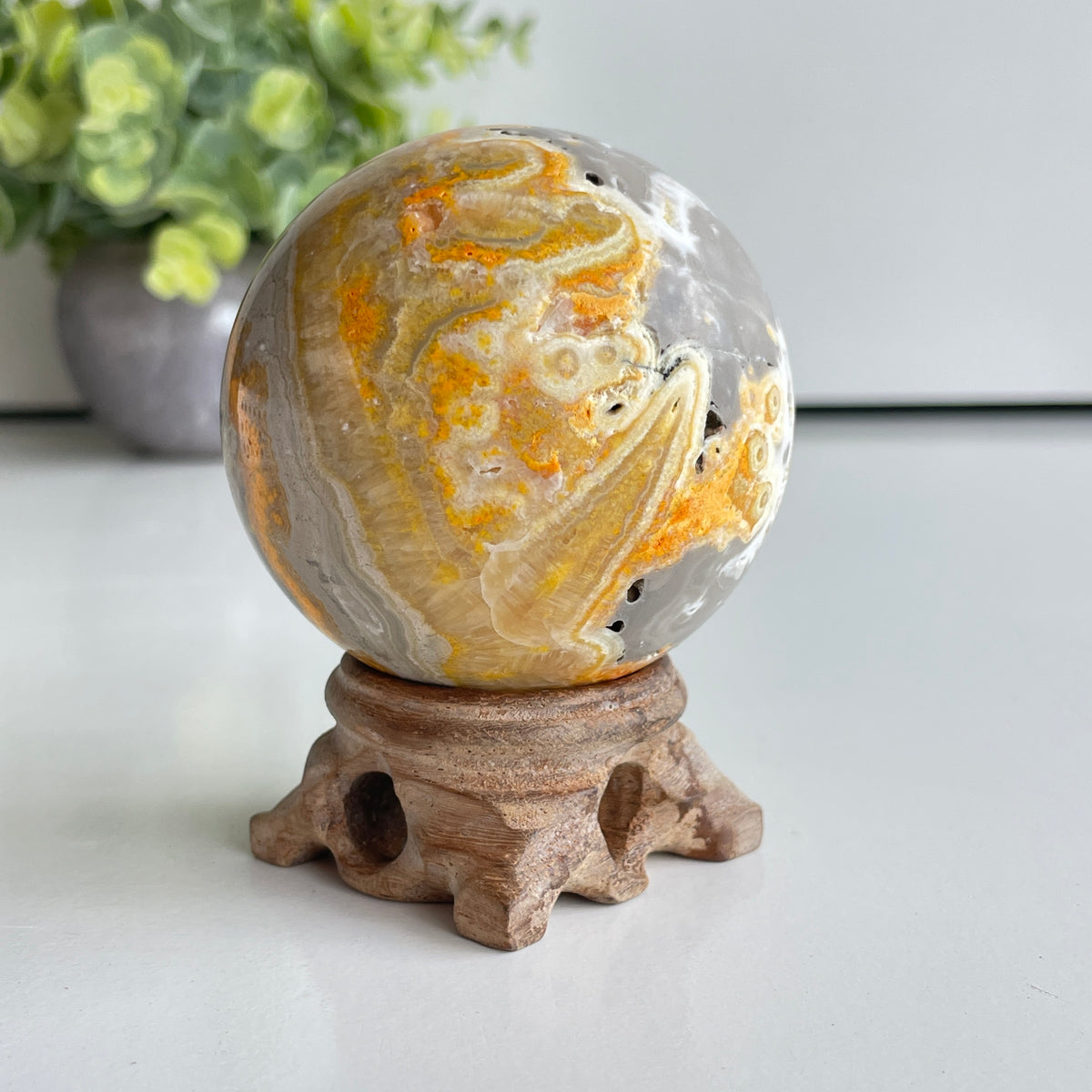 Bumblebee Jasper Sphere 6.1cm