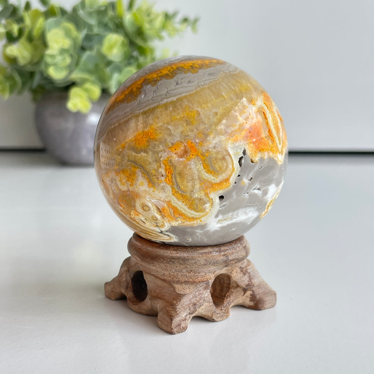 Bumblebee Jasper Sphere 6.1cm