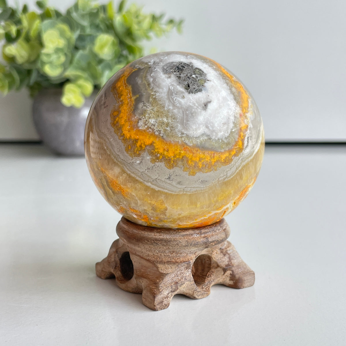 Bumblebee Jasper Sphere 6.1cm