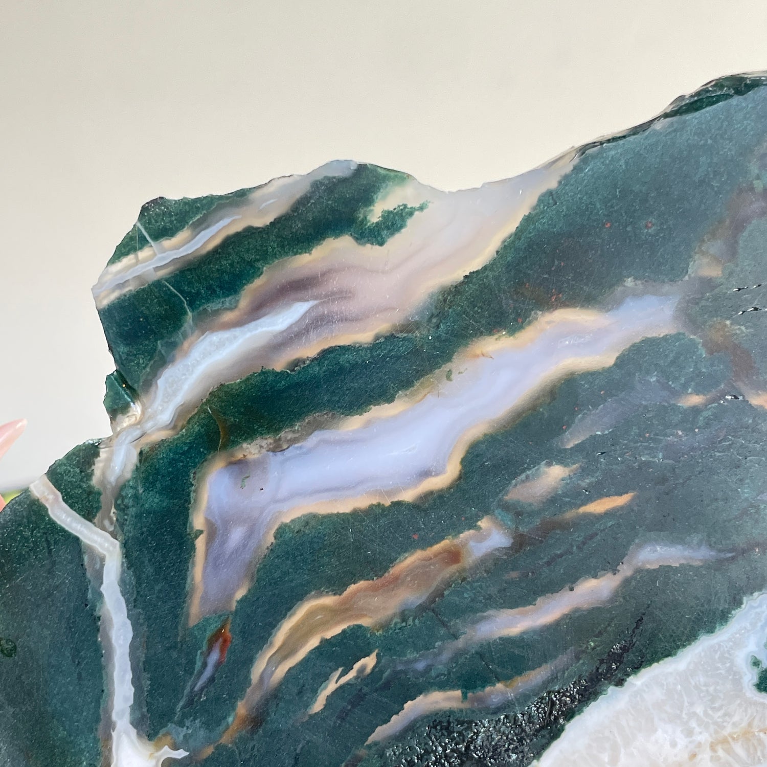 Green Sardonyx Slice 278g